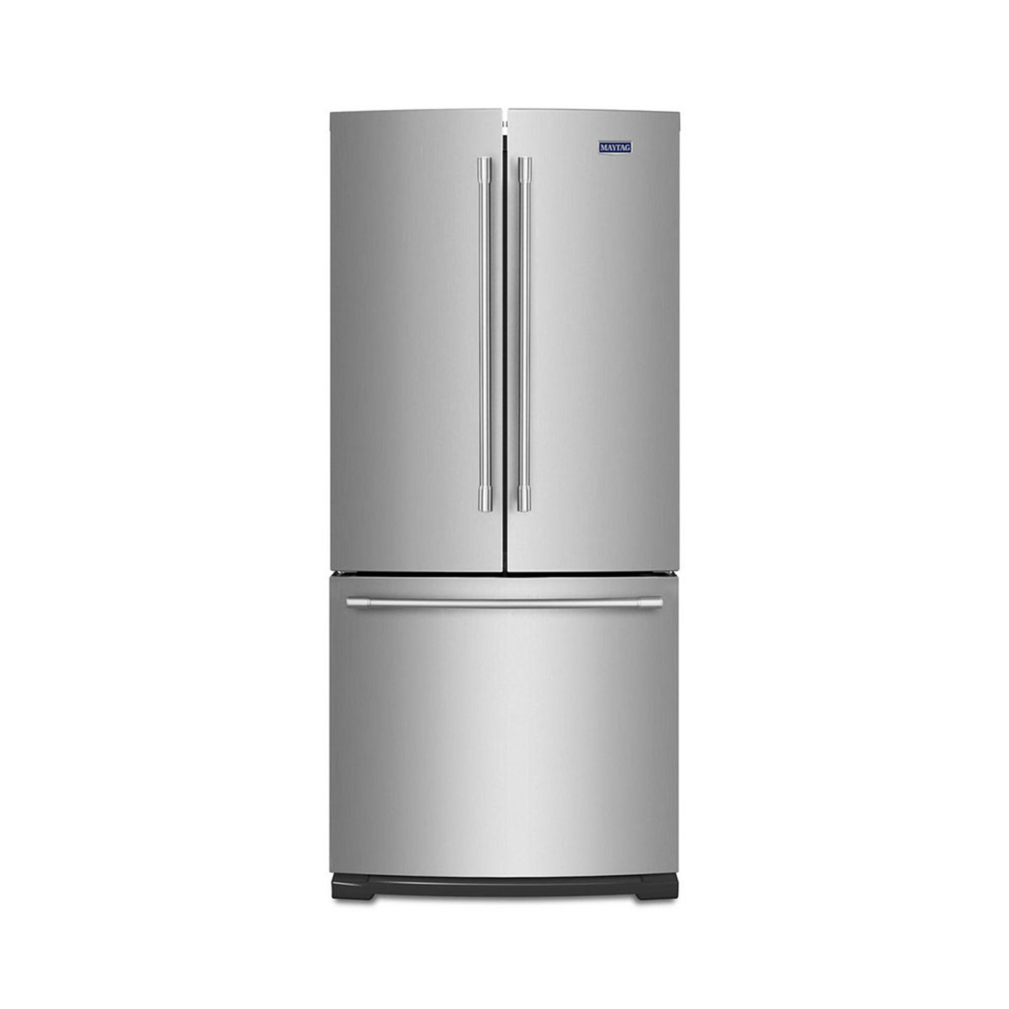 Maytag 20 Cu Ft 30 Wide French Door Refrigerator Stainless Steel French Door 0