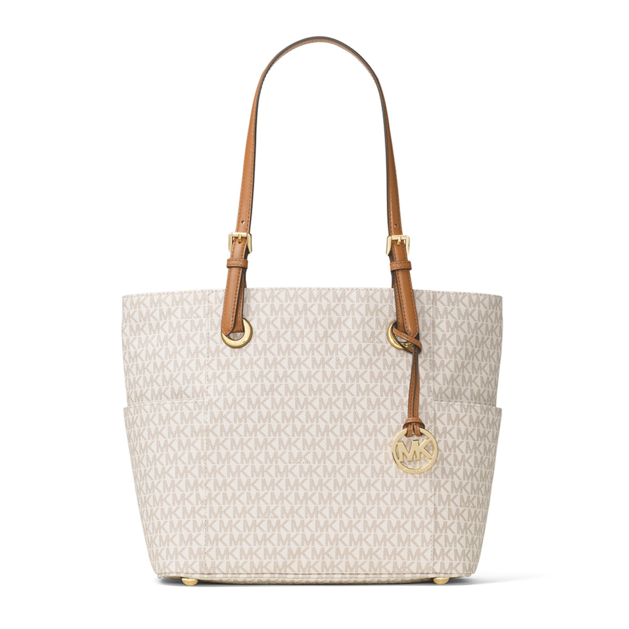 Michael Kors Jet Set Item East West Signature Tote Vanilla | Totes | Handbags & Sunglasses ...