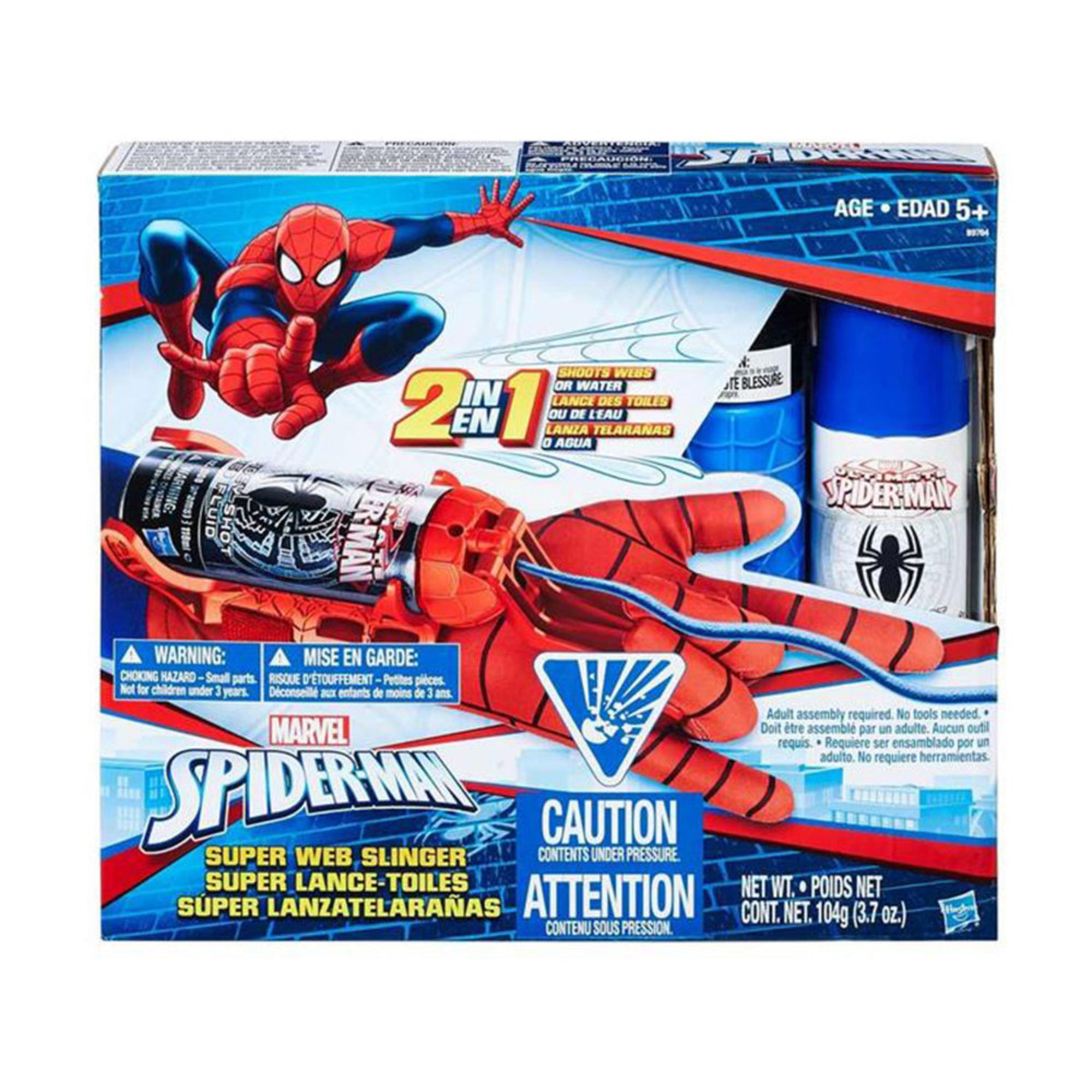 silly string for spider man web blaster