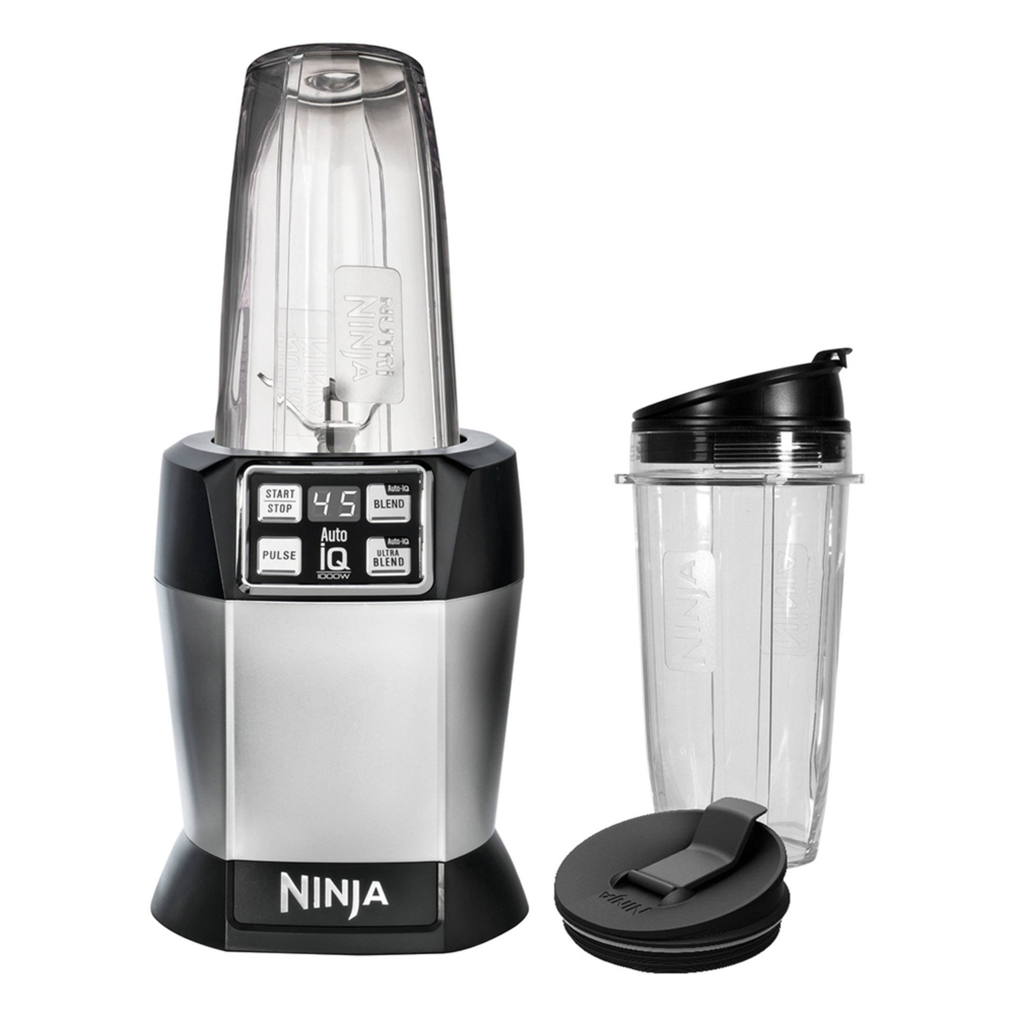 Nutri Ninja Autoiq Blender, Silver (bl480d) Fullsized Blenders Shop Your Navy Exchange