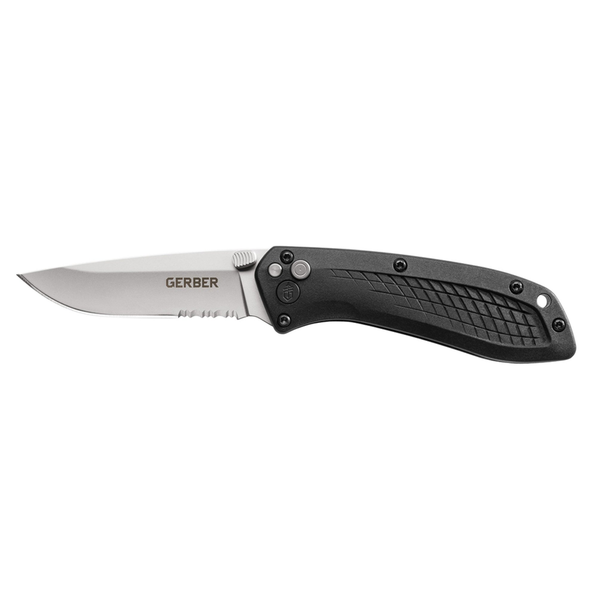 Gerber Us Assist Folding Knife Serrated Edge Folding Blades