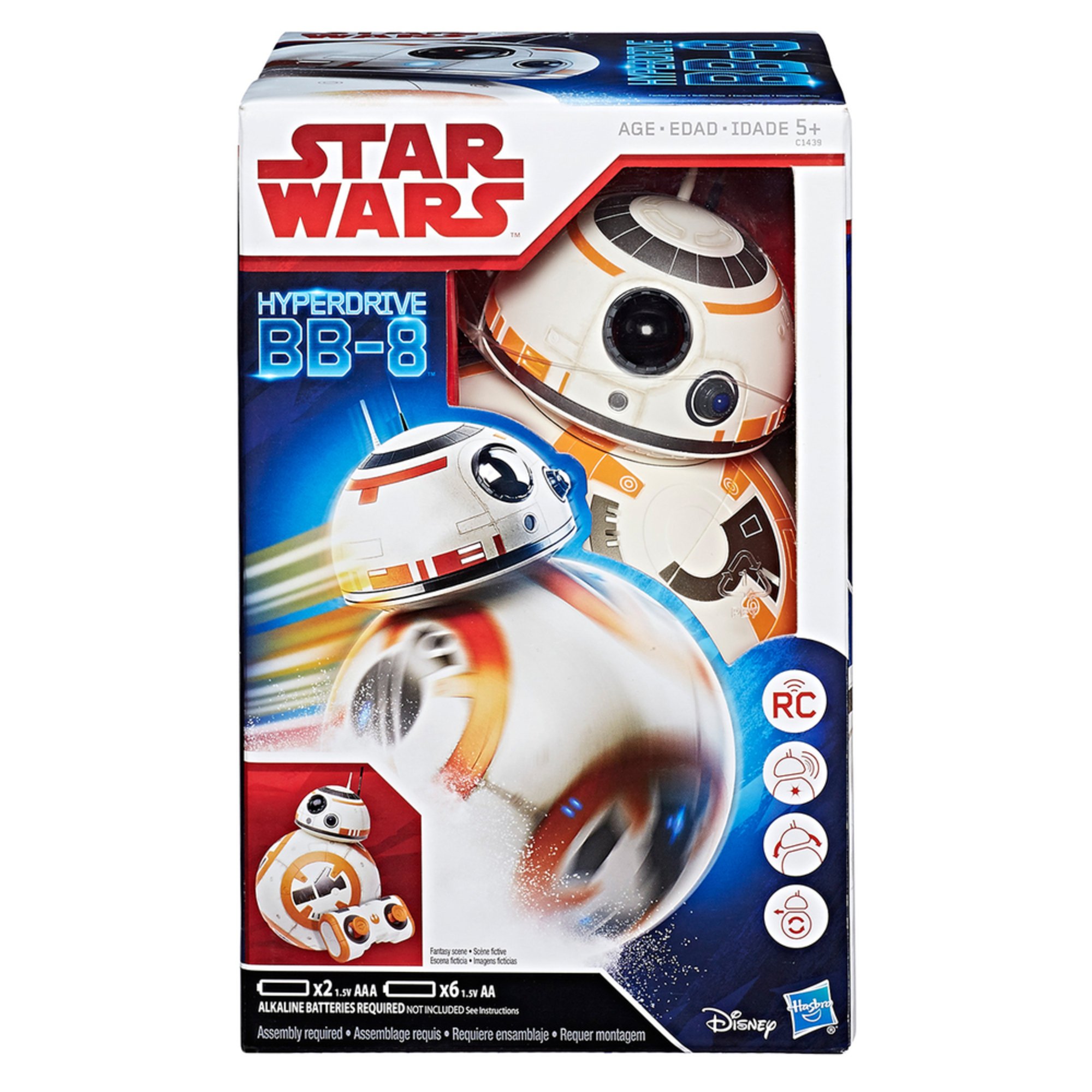 hasbro remote control bb8 instructions
