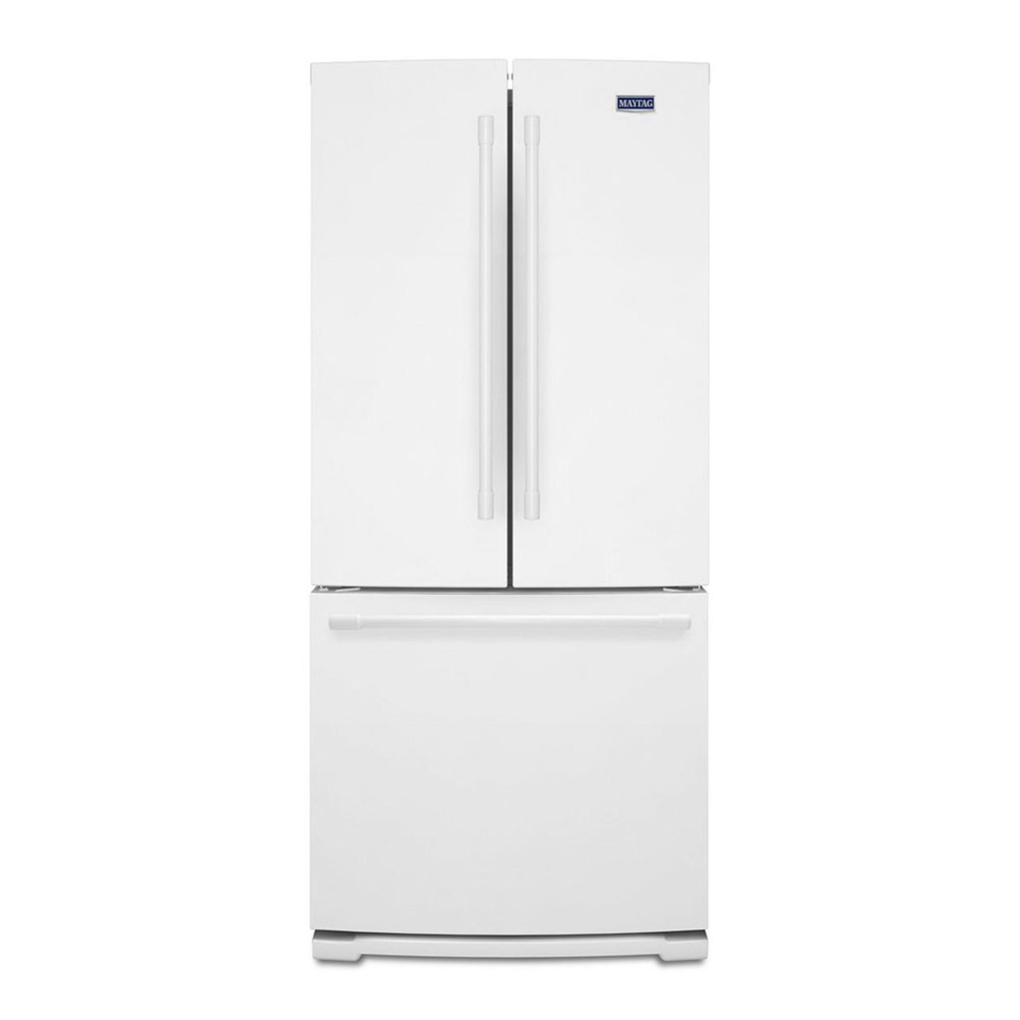 Maytag 20 Cu Ft 30 Wide French Door Refrigerator White 0