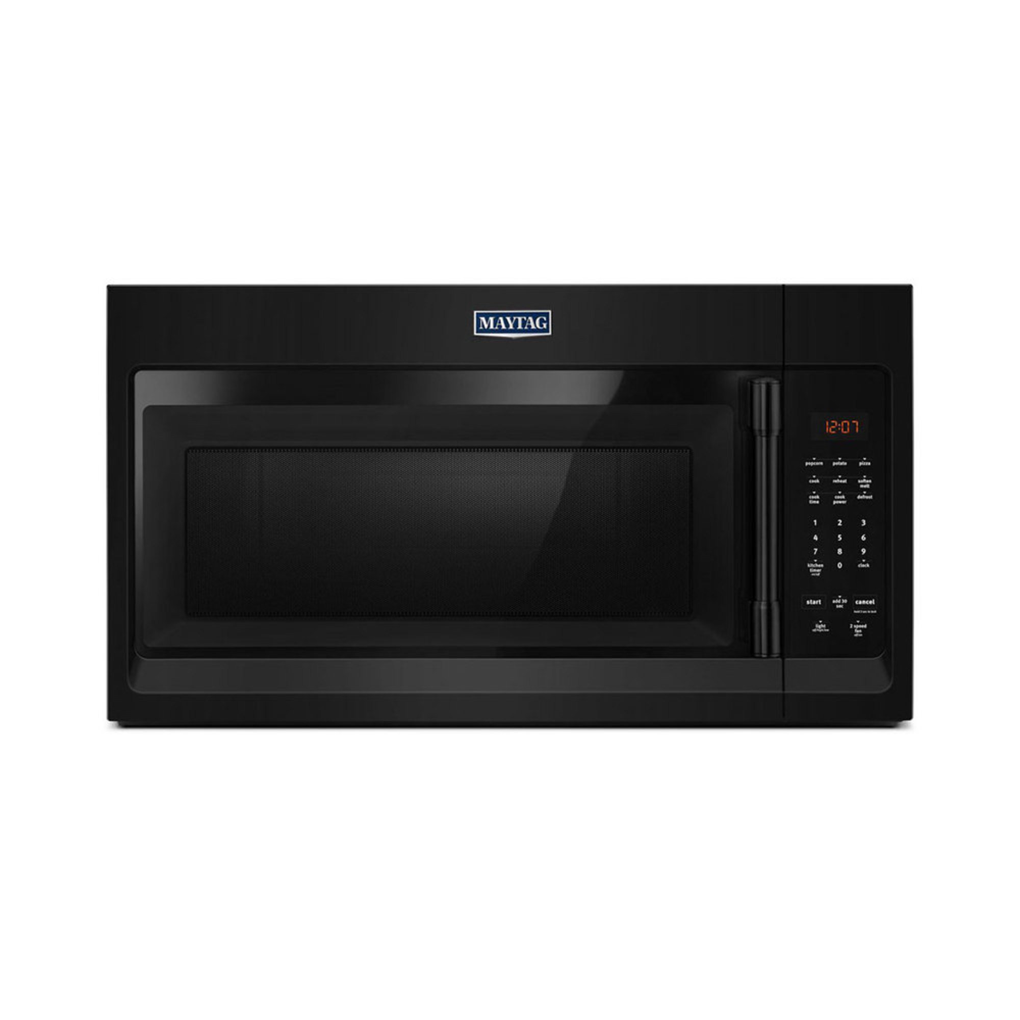 Maytag 1 7 Cu Ft Over The Range Microwave Oven Black Mmv1174fb Over The Range Microwaves 0