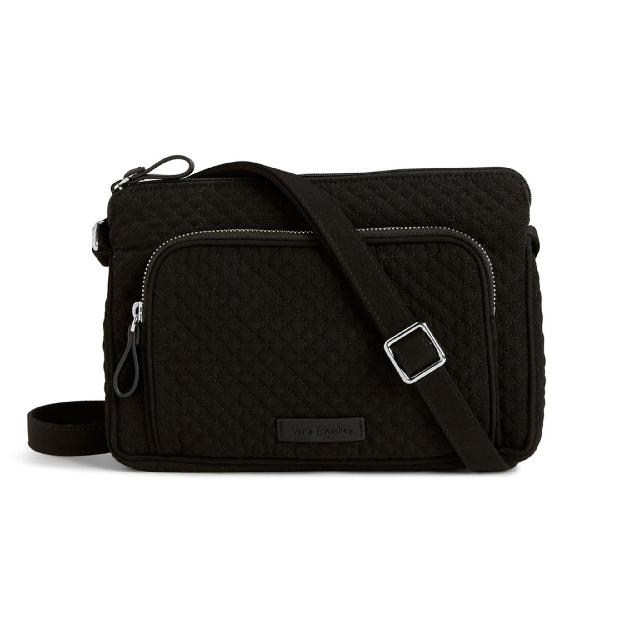 solid black vera bradley crossbody