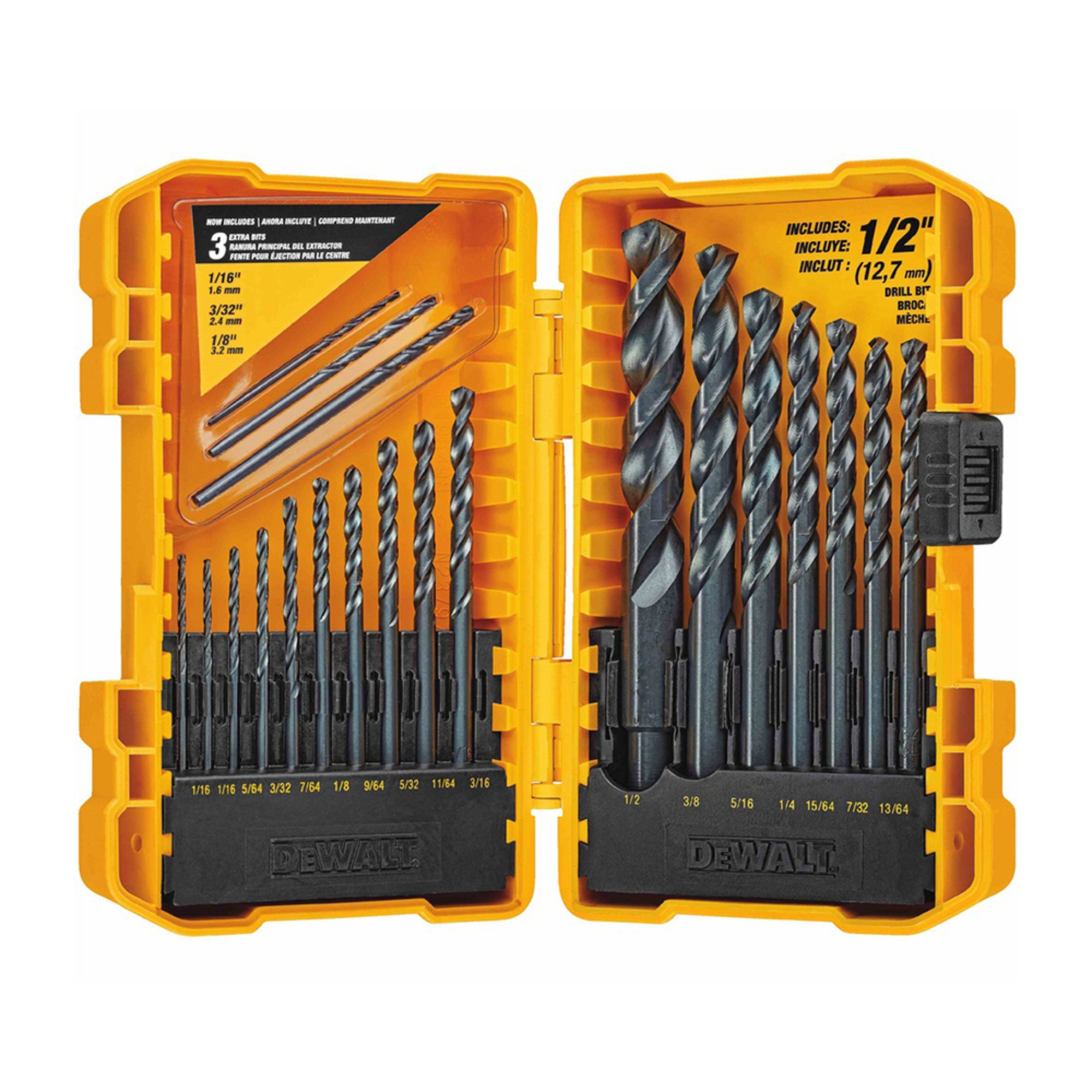 Dewalt 20piece Blackoxide Metal Drill Bit Set (dw1177) Tools Popup