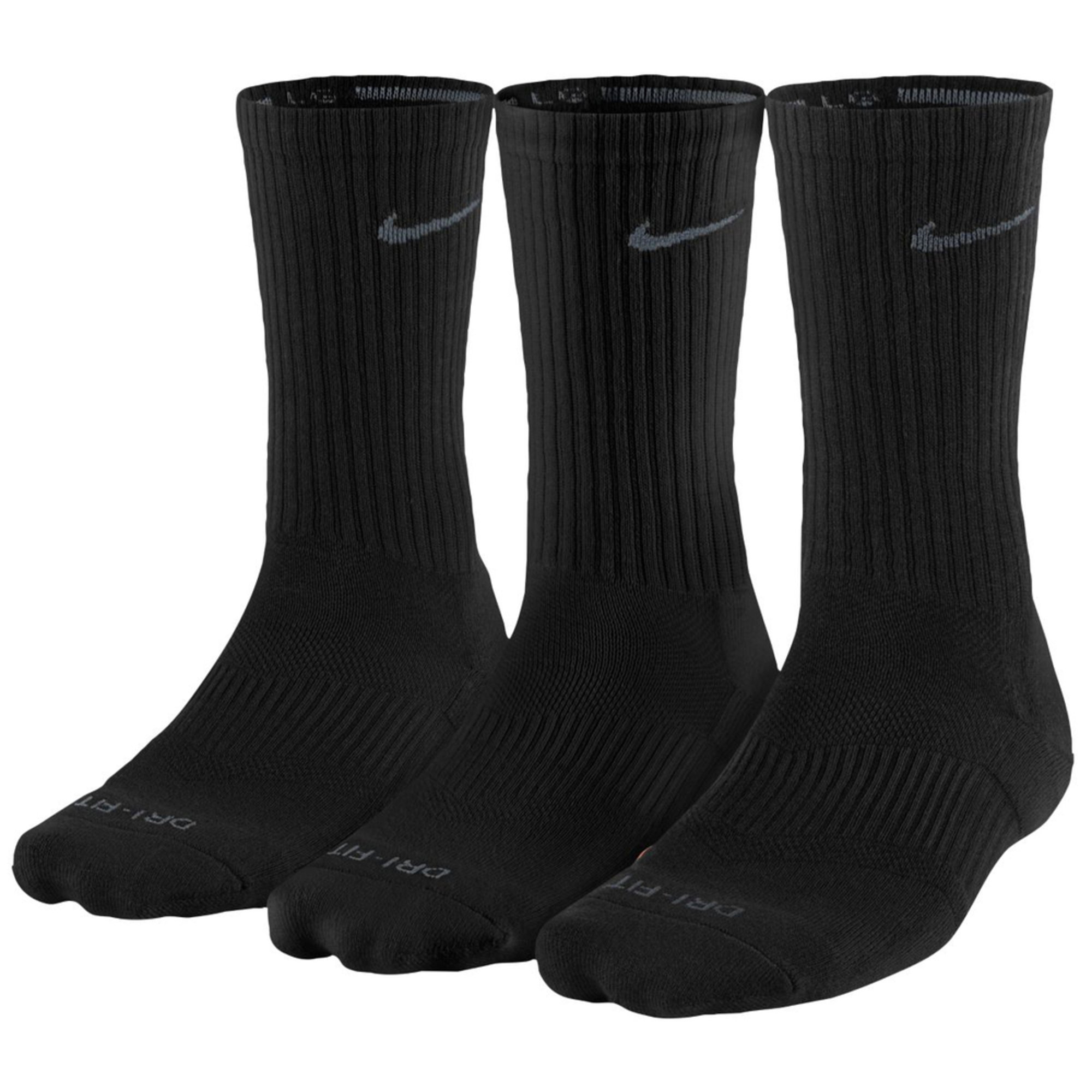 Nike dri fit womens cushioned crew socks 3 pack