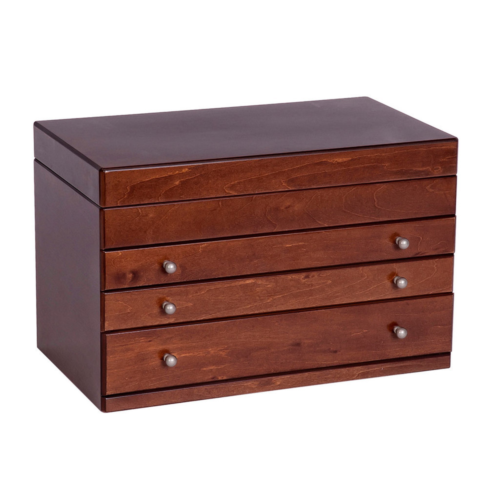 Mele & Co Brigitte Wooden Jewelry Box, Walnut Jewelry Boxes