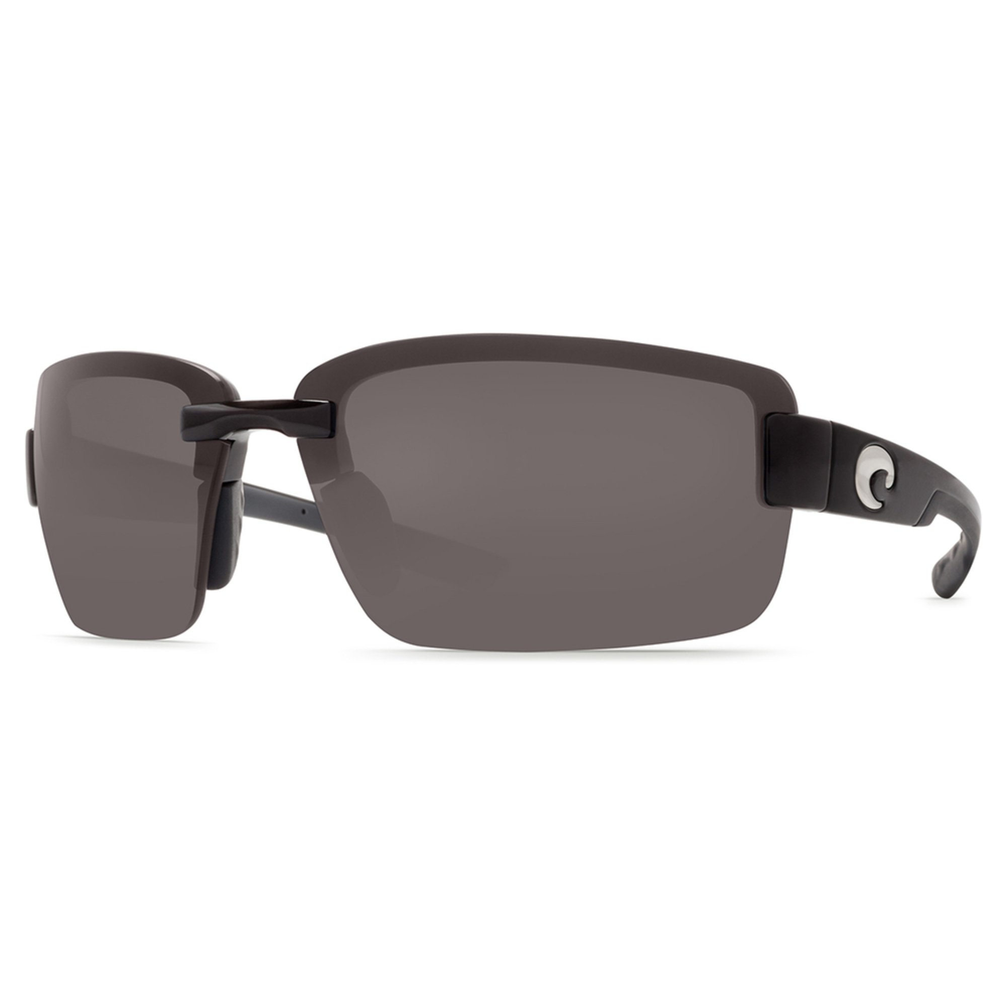 Costa Men's Galveston Polarized Sunglasses, Black/ Gray, 67mm Men's