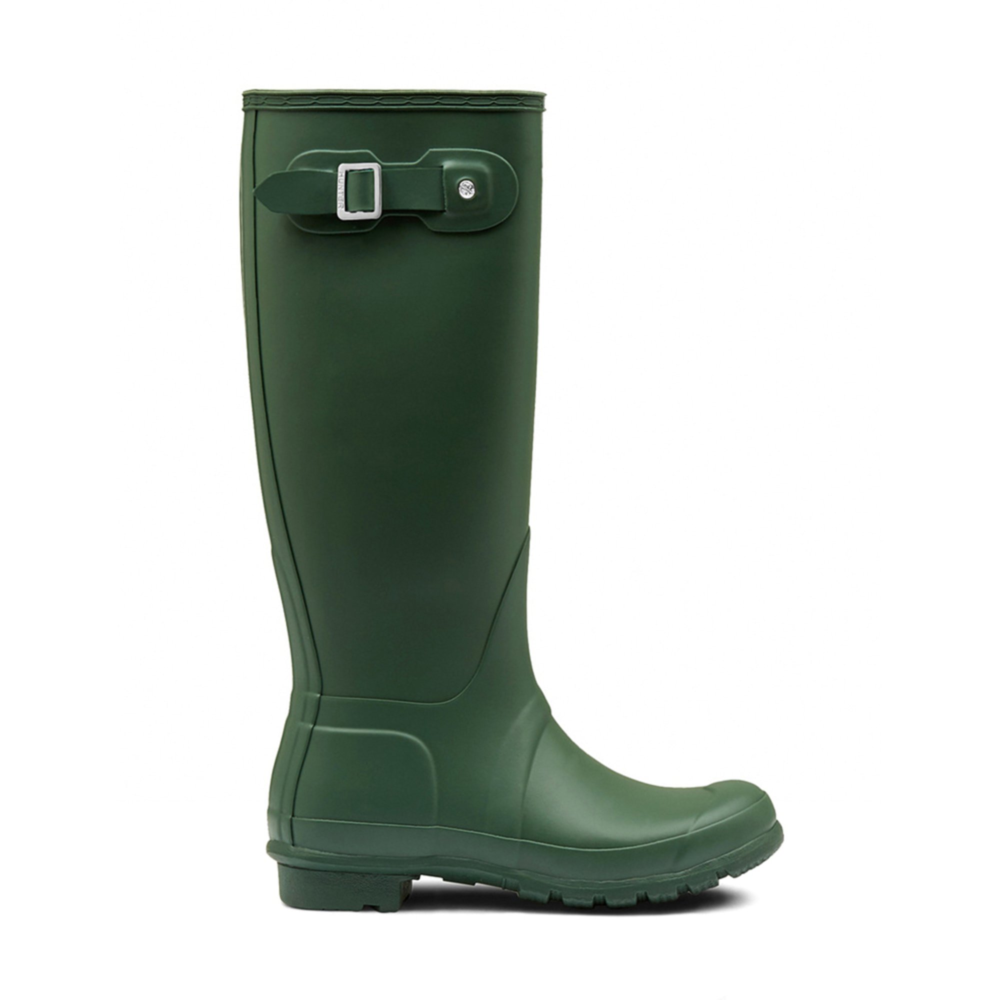 matte navy hunter boots