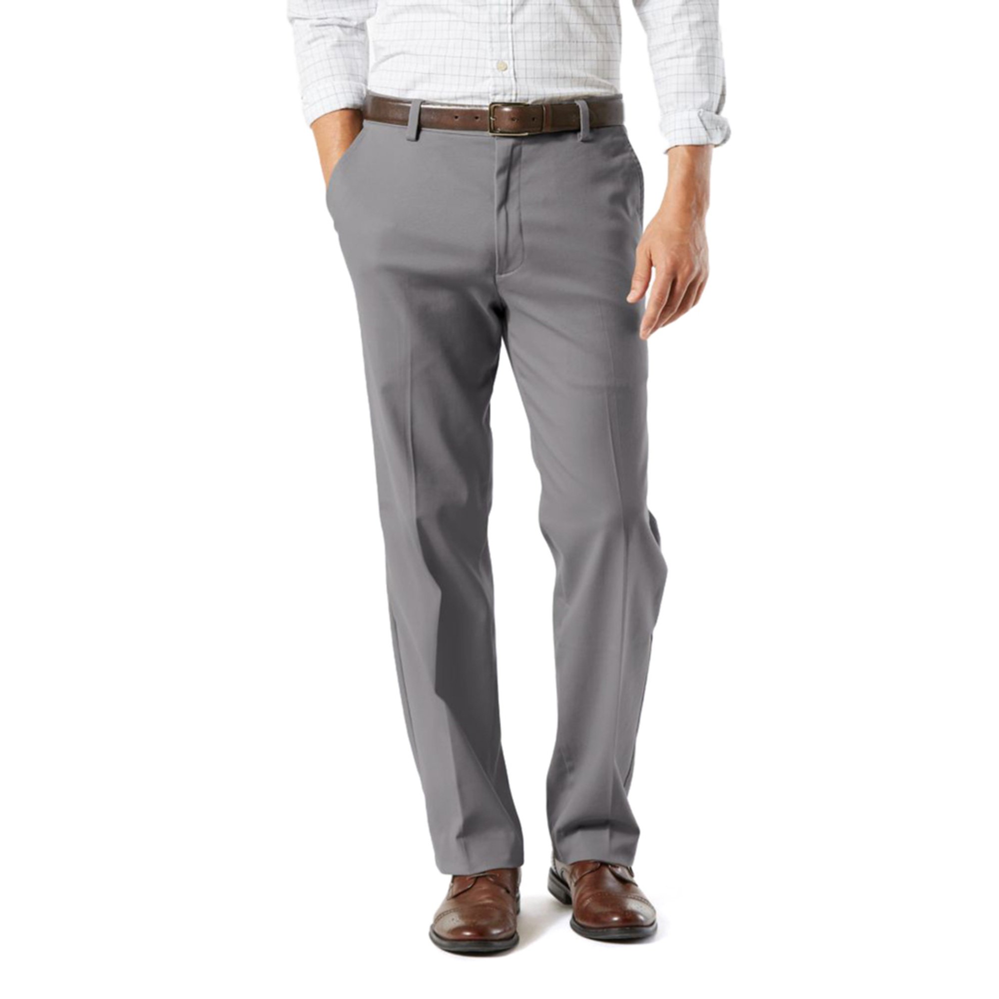 dockers men's easy classic fit khaki stretch pants