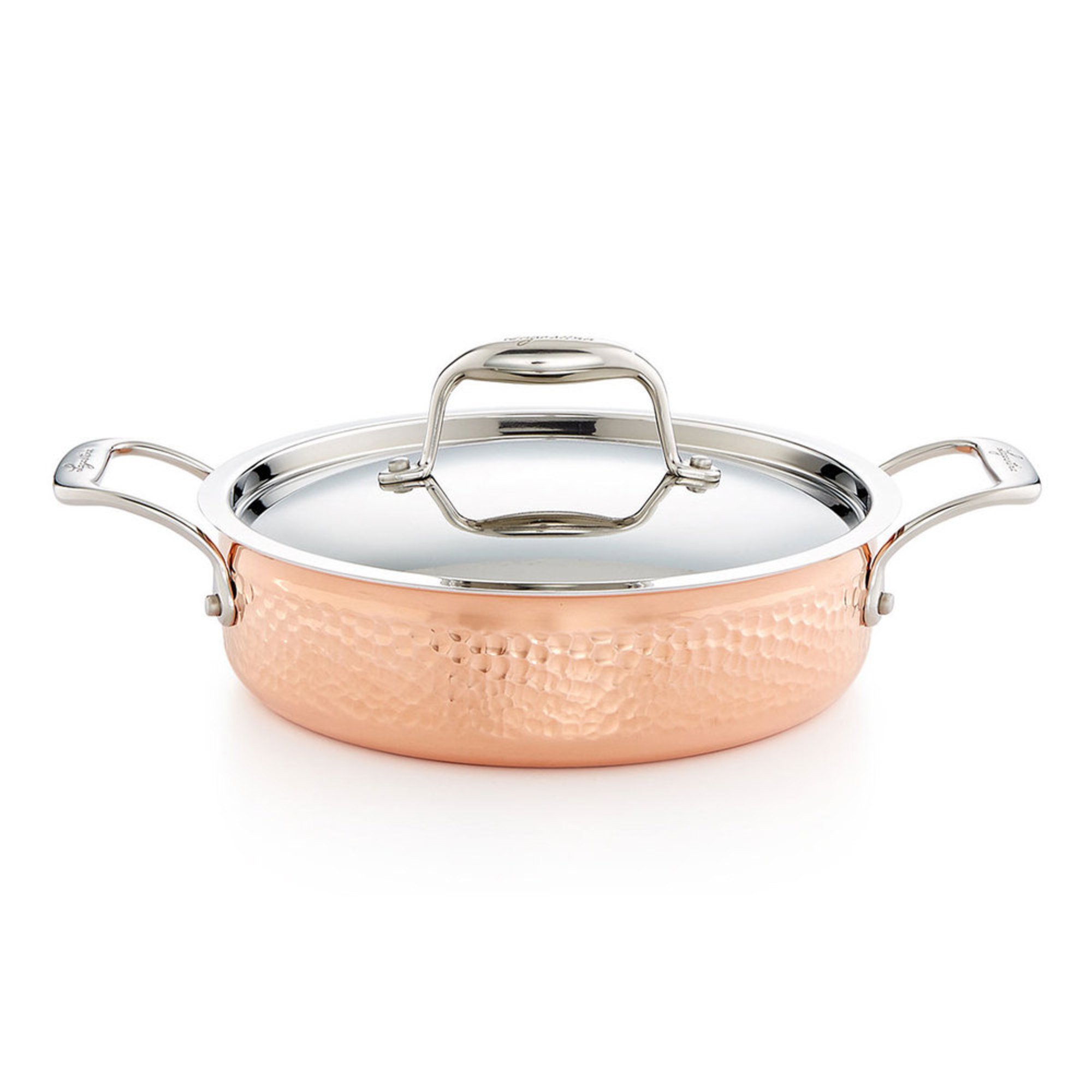 Lagostina Mar Copper 3quart Casserole With Lid Dutch Ovens