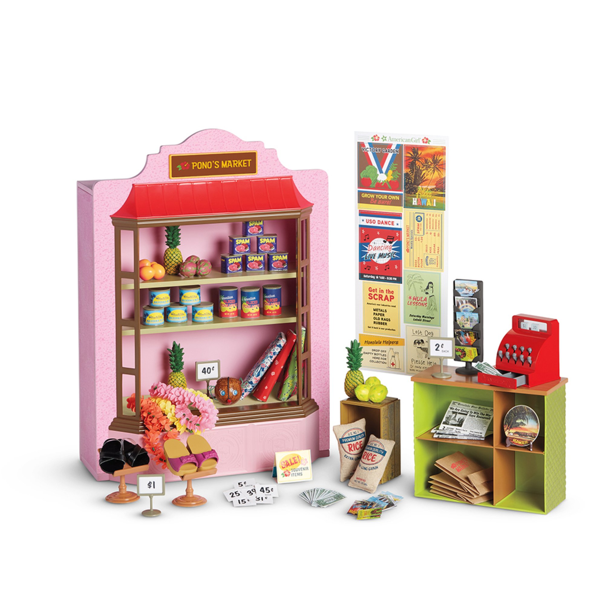 American Girl Nanea S Family Market Furniture Vehicles