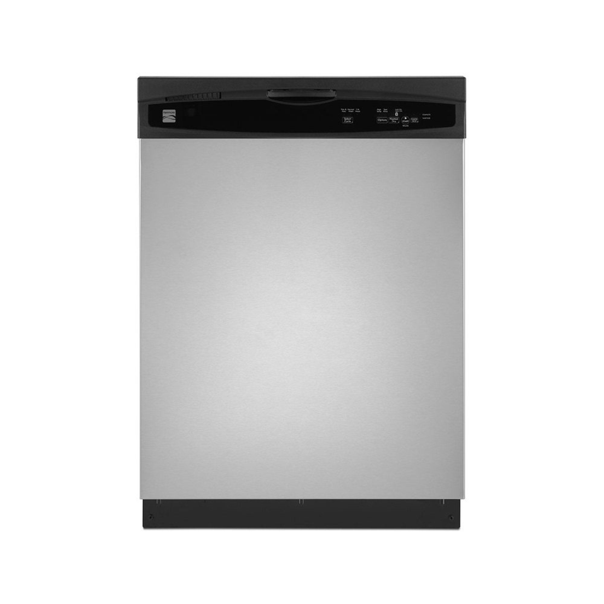 Kenmore 24" Builtin Front Control Dishwasher, Stainless Steel (22