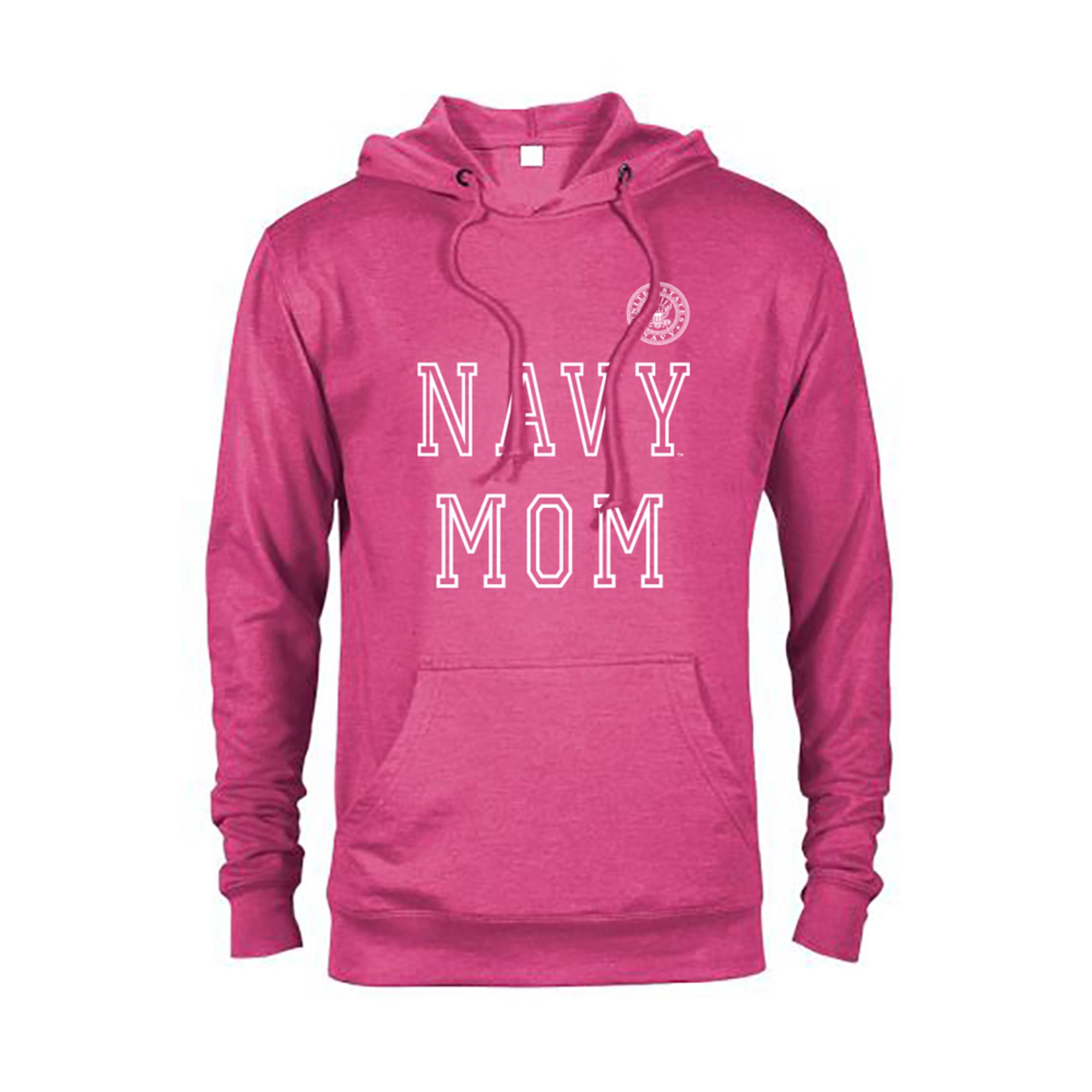 Soffe Women's Navy Mom French Terry Hoodie | Women's Navy Pride ...