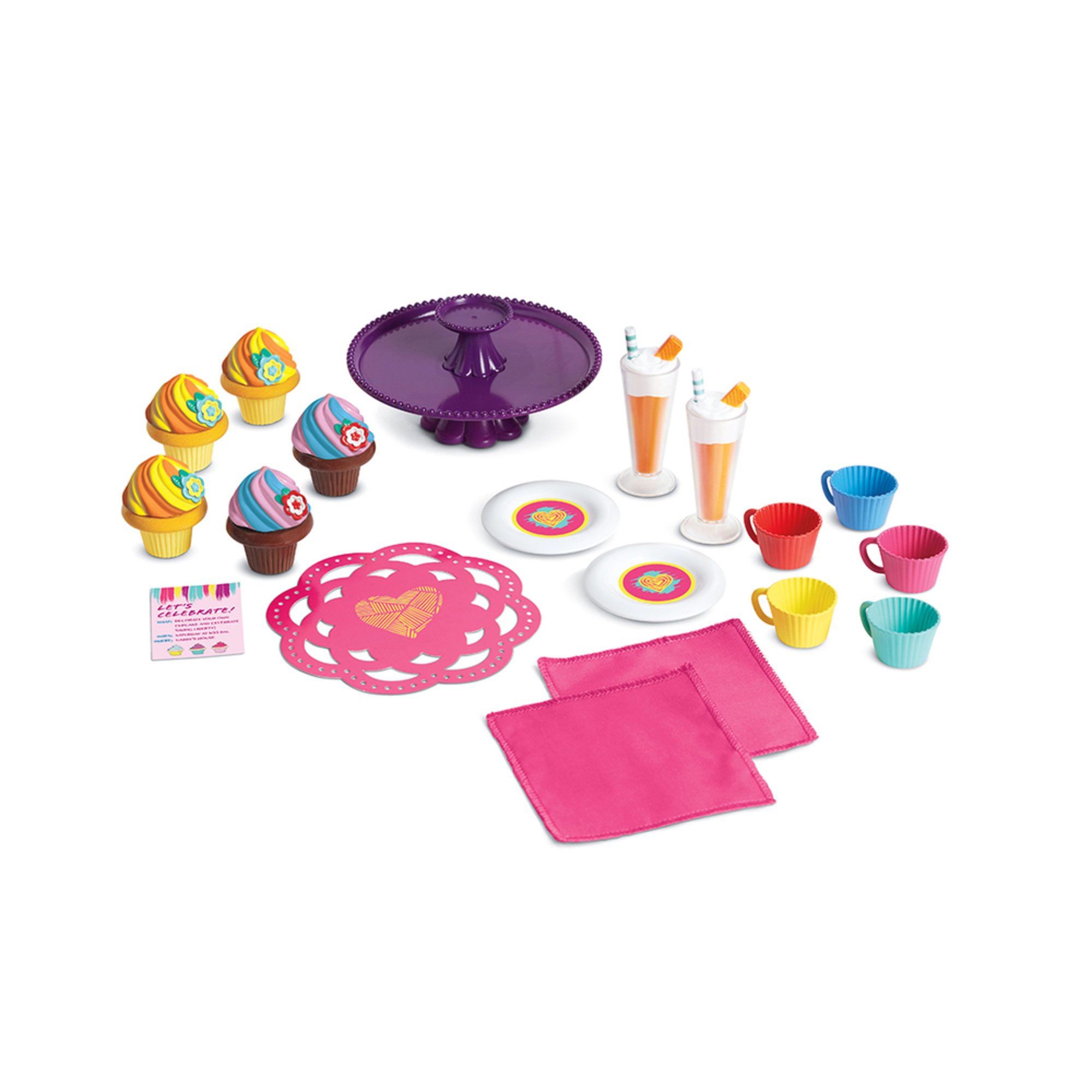 american girl cupcake set