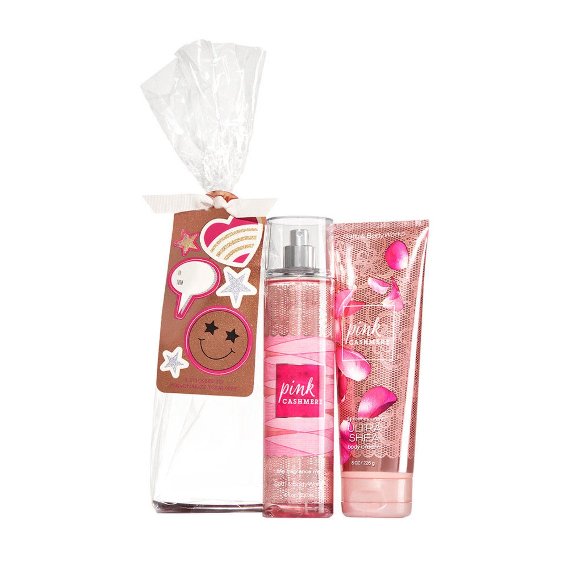 Pink Cashmere Cello Bag Gift Set Bath Body Sets Health