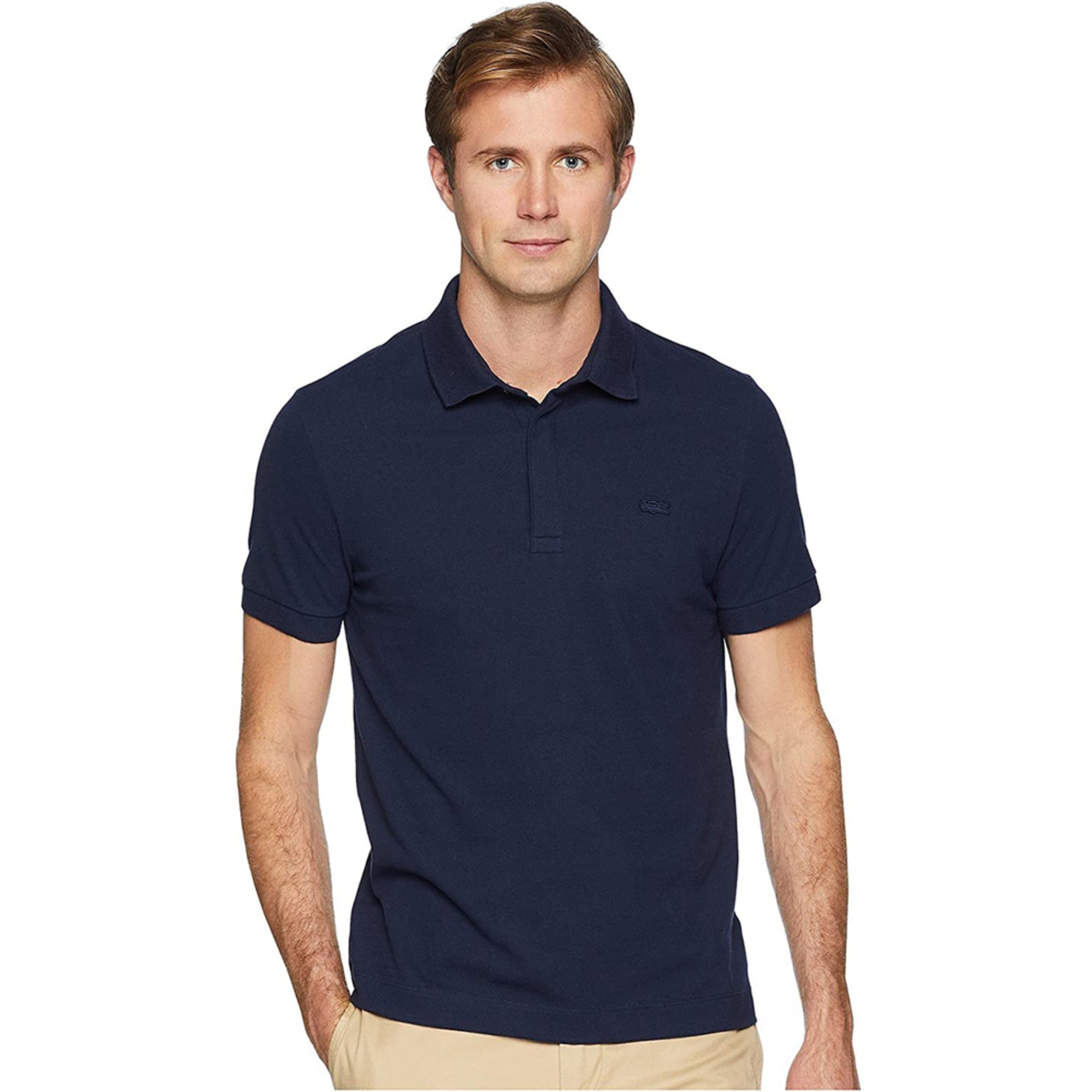 lacoste pique stretch