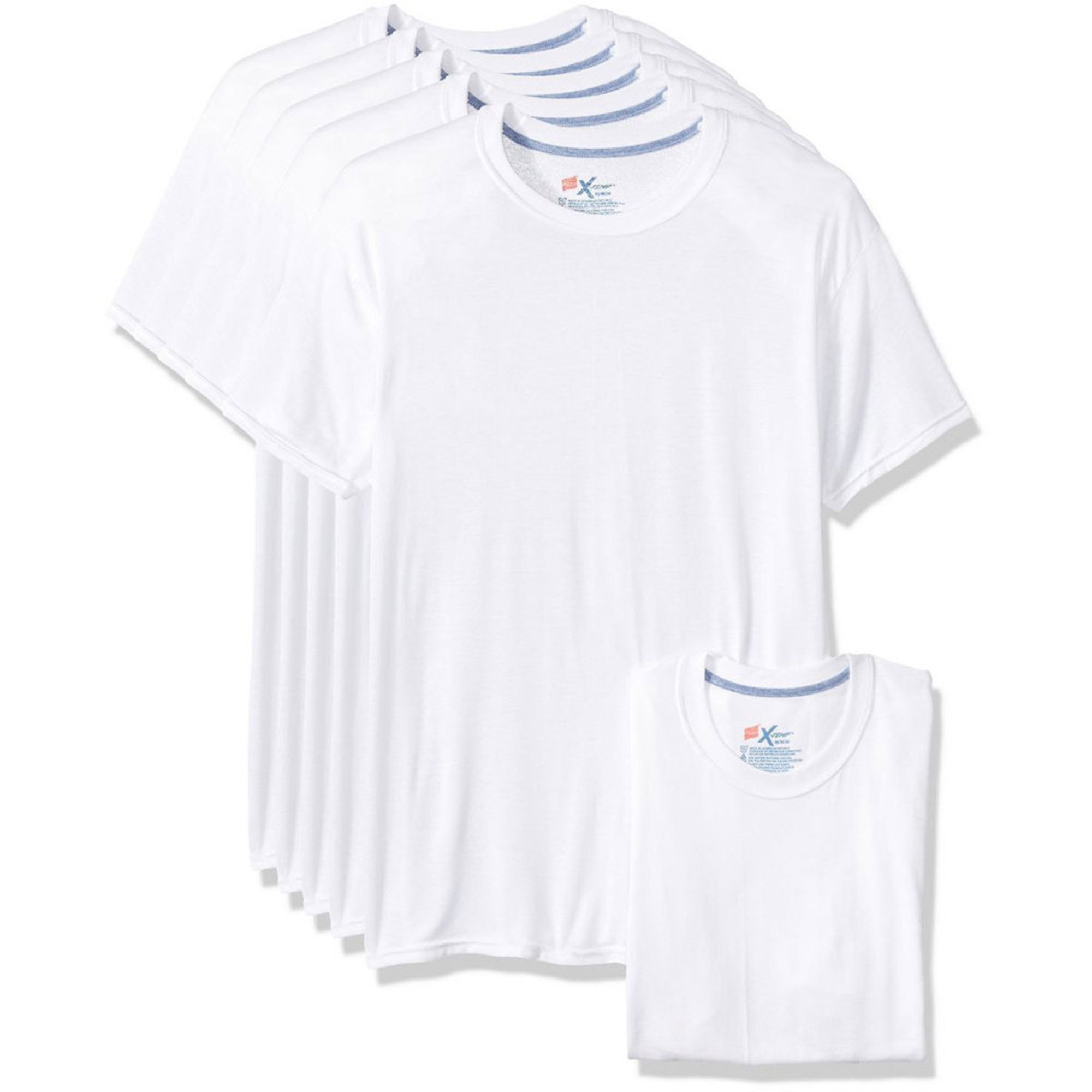 Hanes Men's Xtemp 5pk Crewneck Undershirt Men's Underwear Apparel