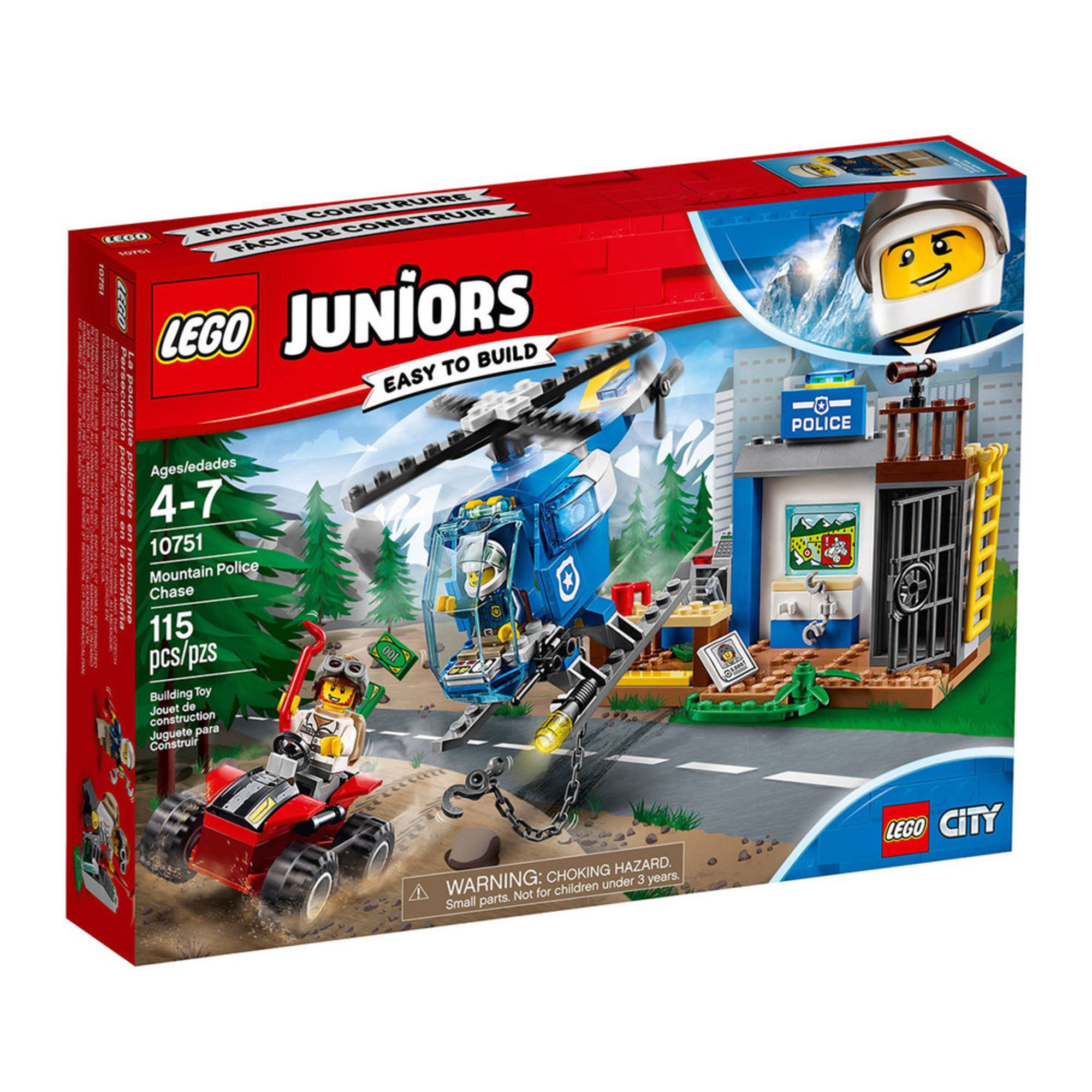 Lego City Mountain Police Chase 10751 Building Sets Kits Building Sets Kits 0