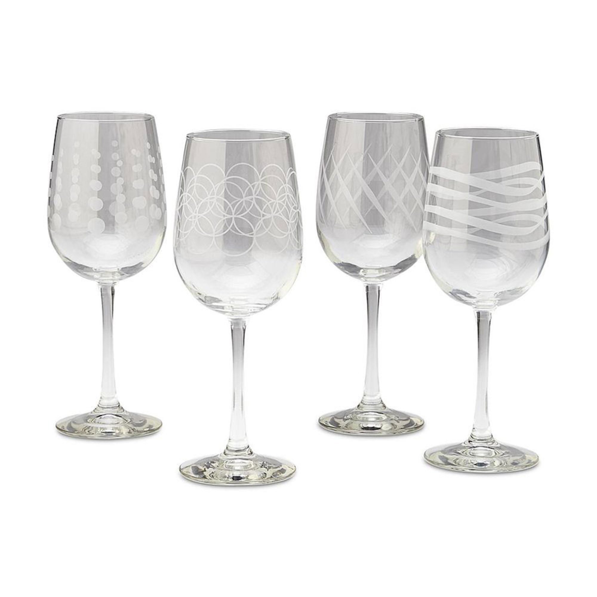 Libbey 4piece Adorn Wine Glass Set Barware & Stemware Shop Your