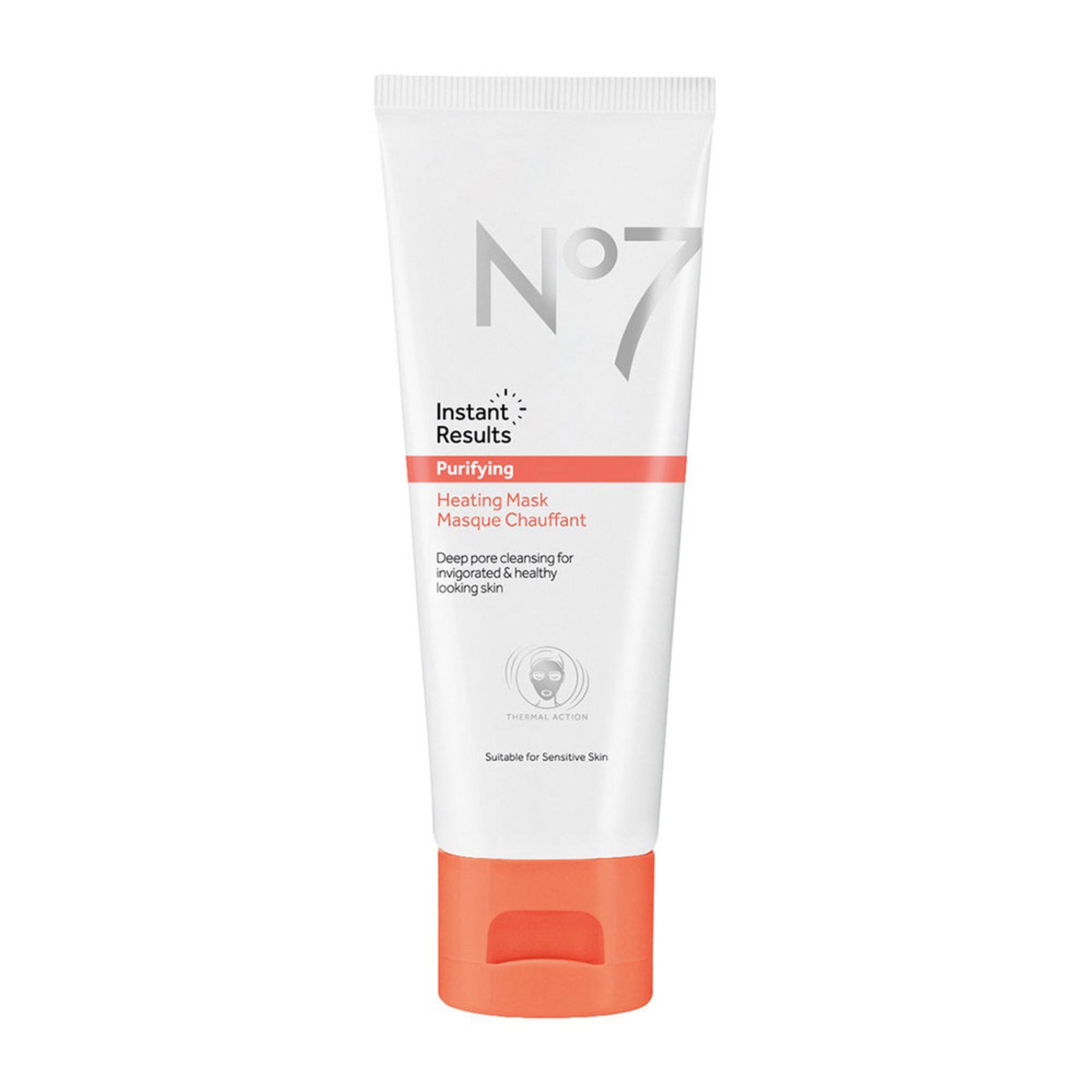 No7 Instant Results Exfoliating Thermal Mask 2.5oz Skin Care Health