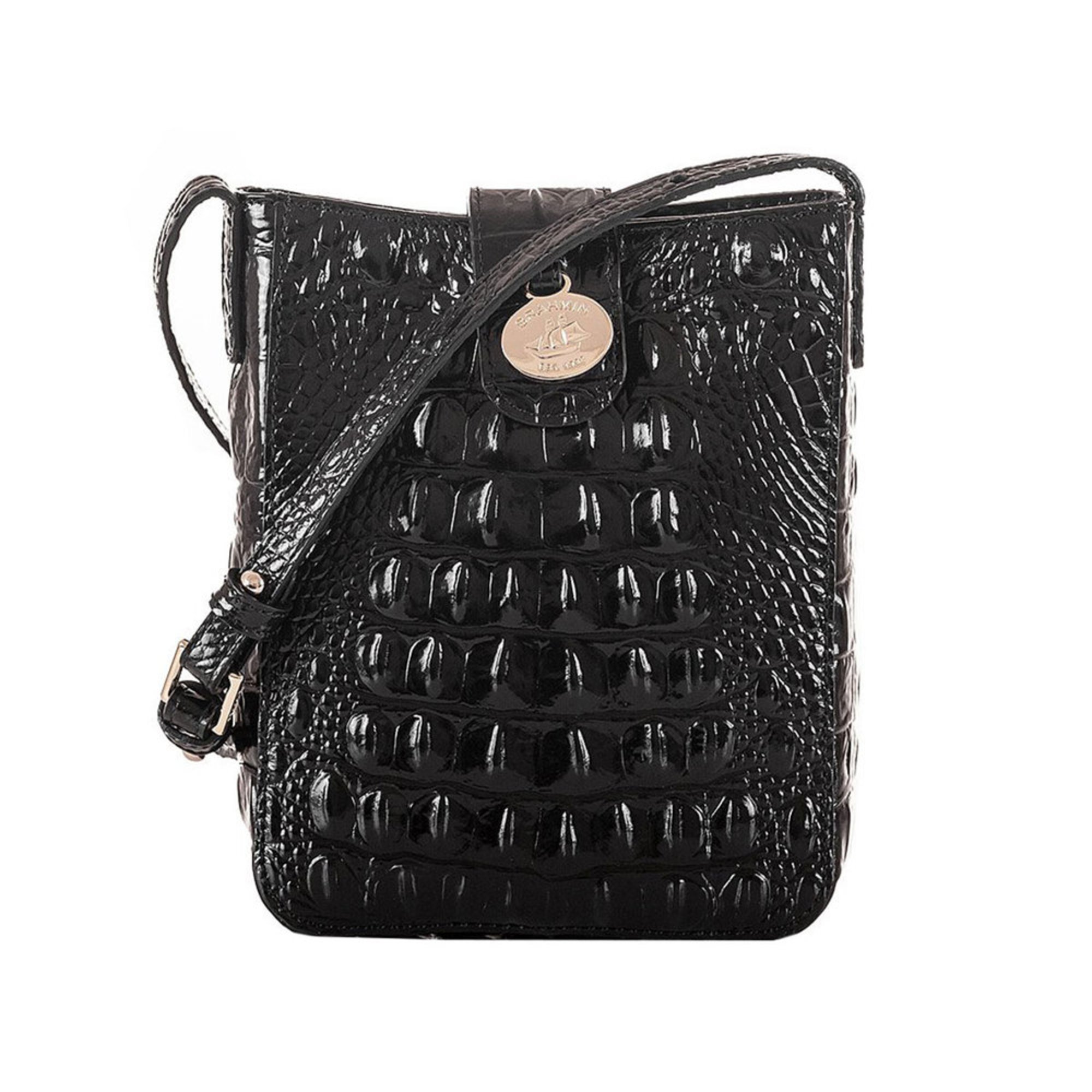 Brahmin Marley Crossbody Black Melbourne Crossbody & Messenger Bags