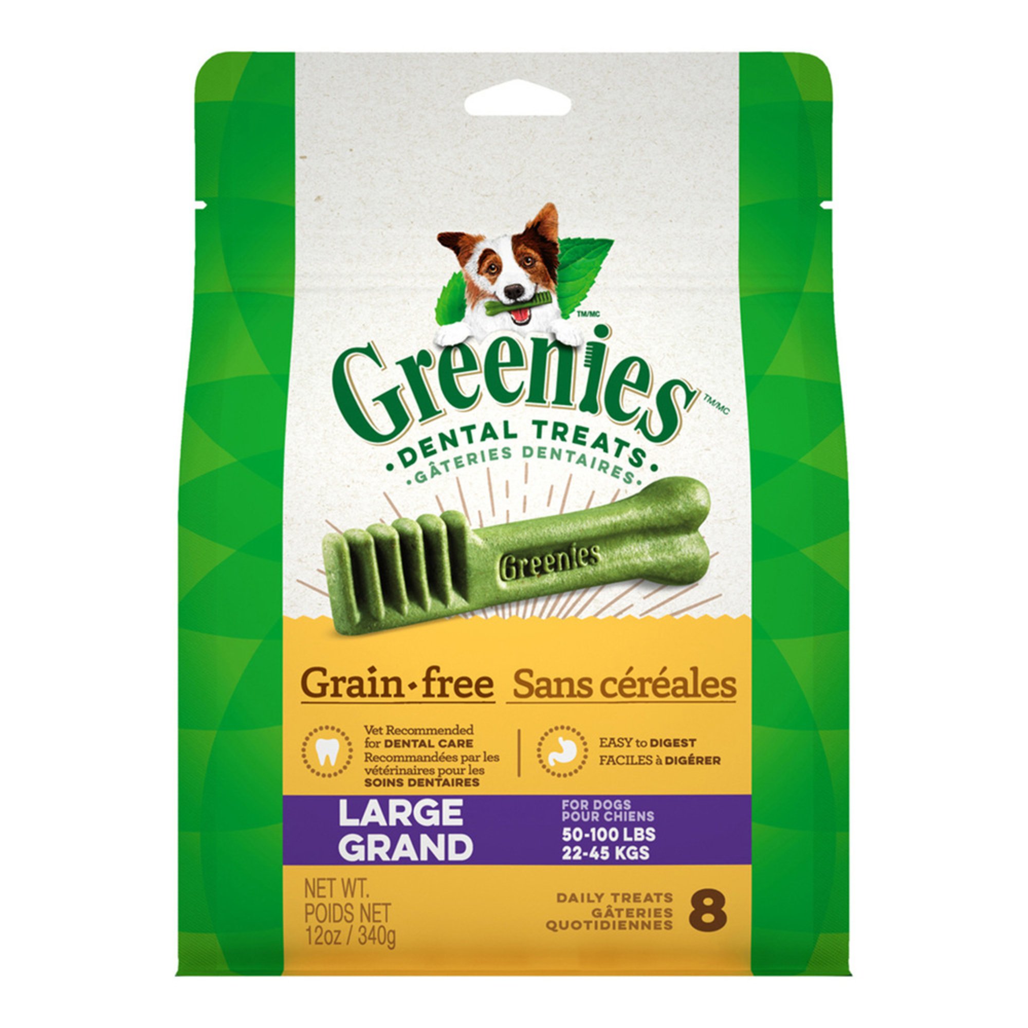 Greenies Grain Free 12 Oz. Large Dog Treats Dog Treats Pet