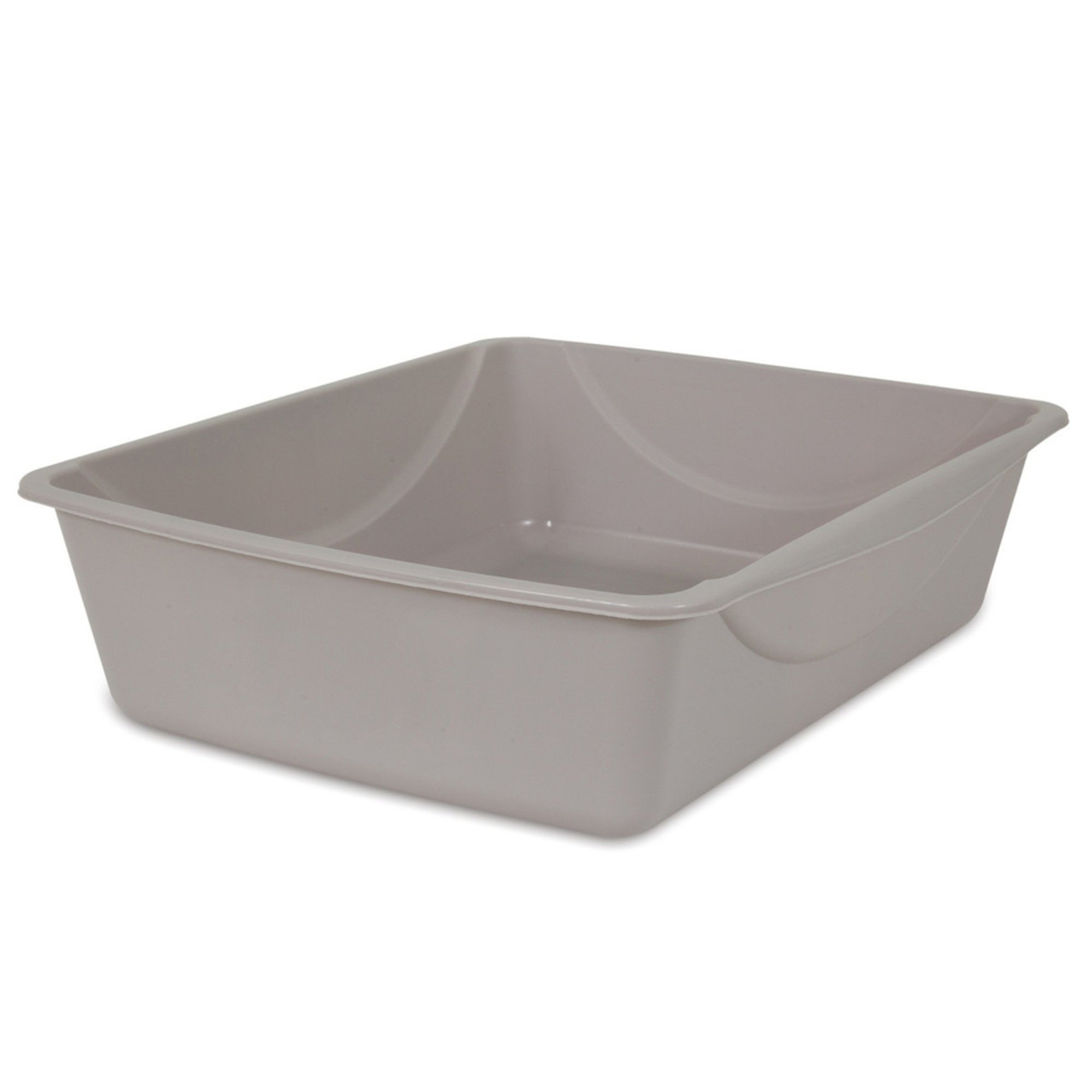 Petmate Large Litter Pan With Microban Cat Litter And Litter Boxes