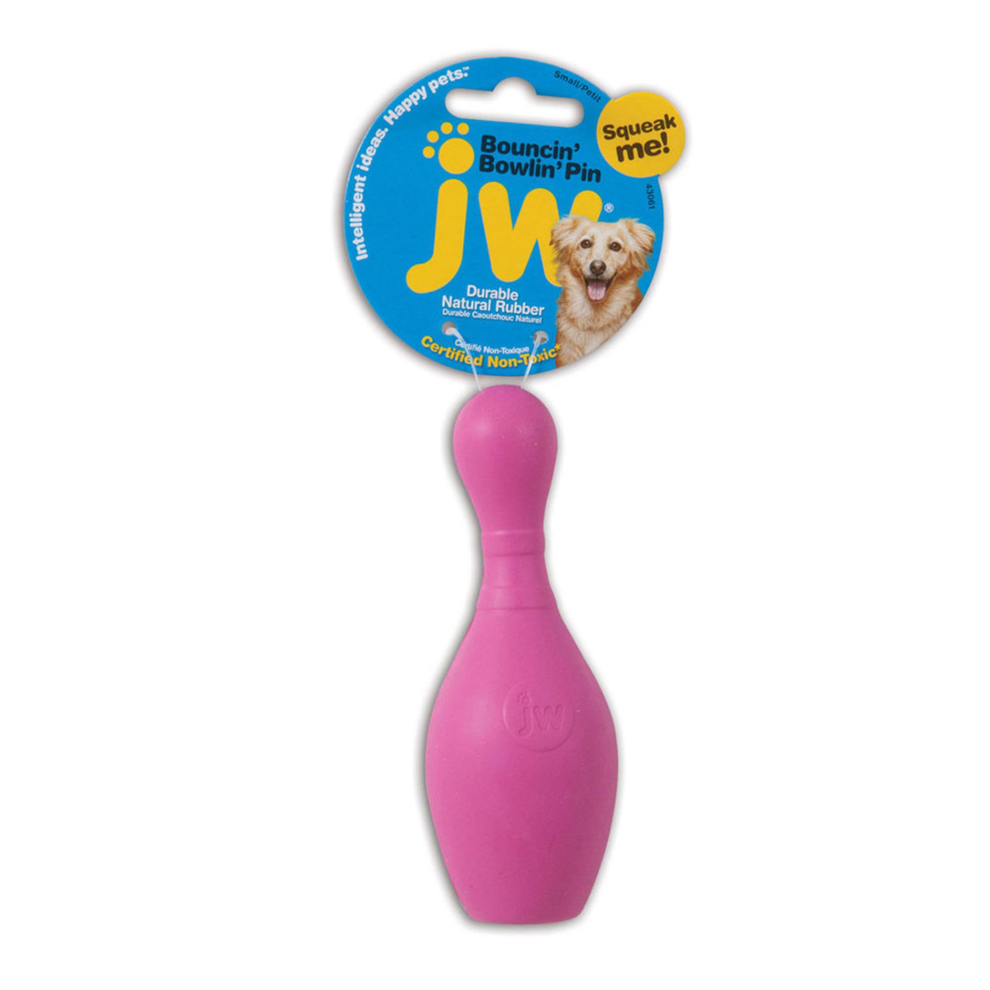 Jw Large Bouncing Bowling Pin Dog Toy Dog Toys Pet Shop Your Navy