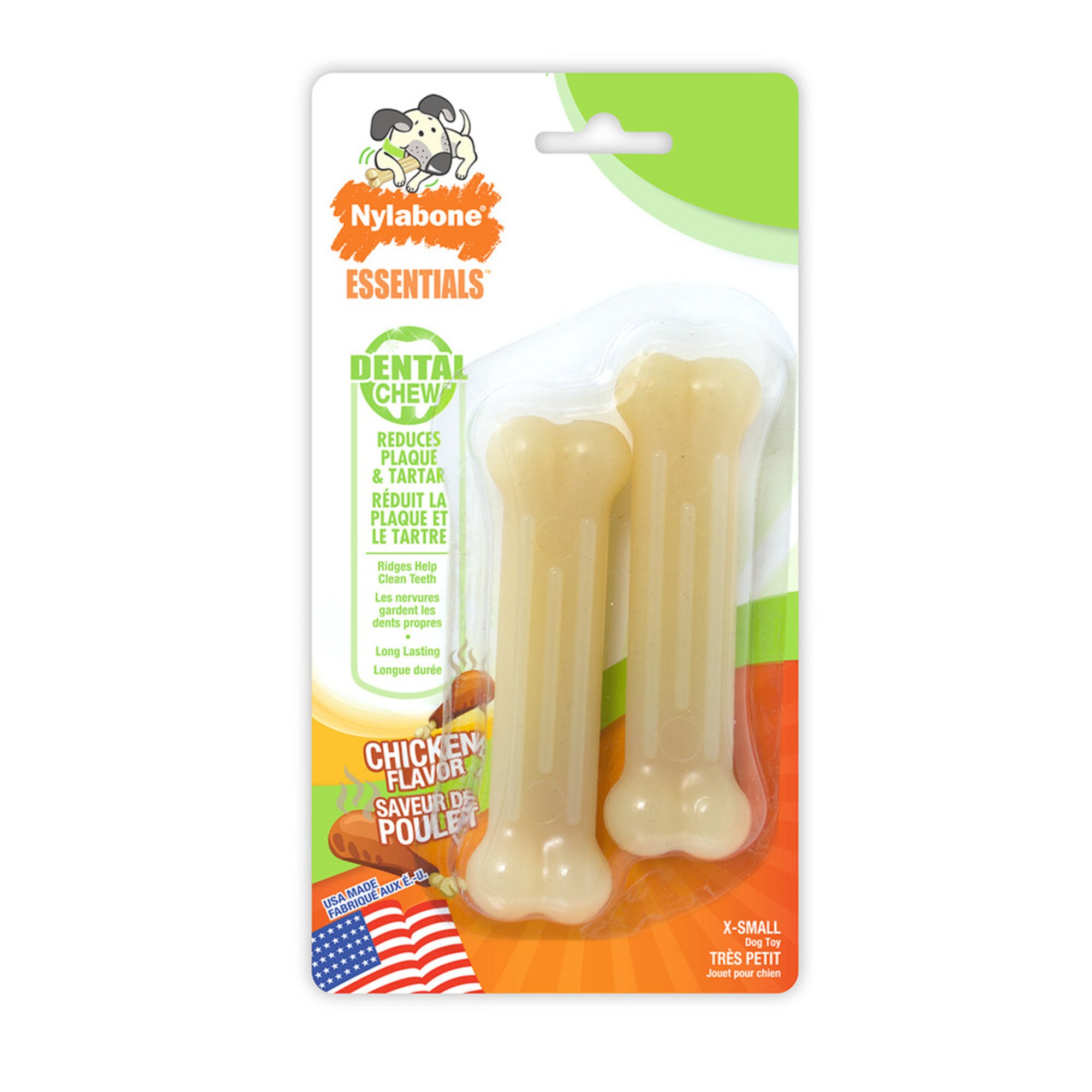 Nylabone Daily Dental Durable Dog Chews Dog Rawhides & Chews Pet