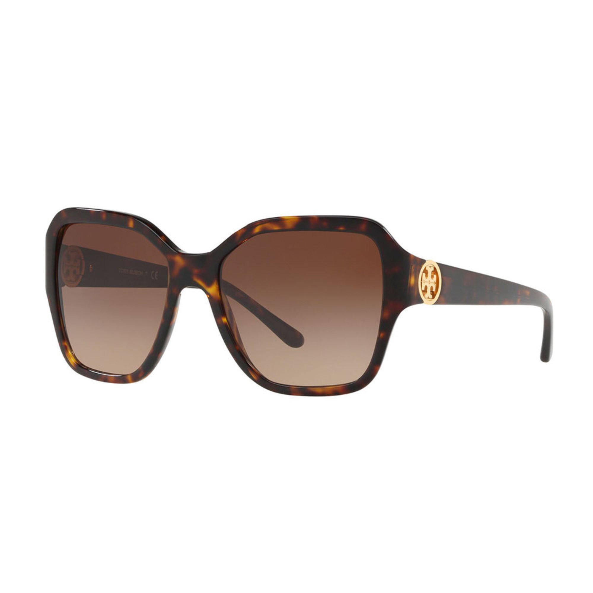 Tory Burch Women's Square Dark Tortoise Sunglasses 56mm | Women's ...