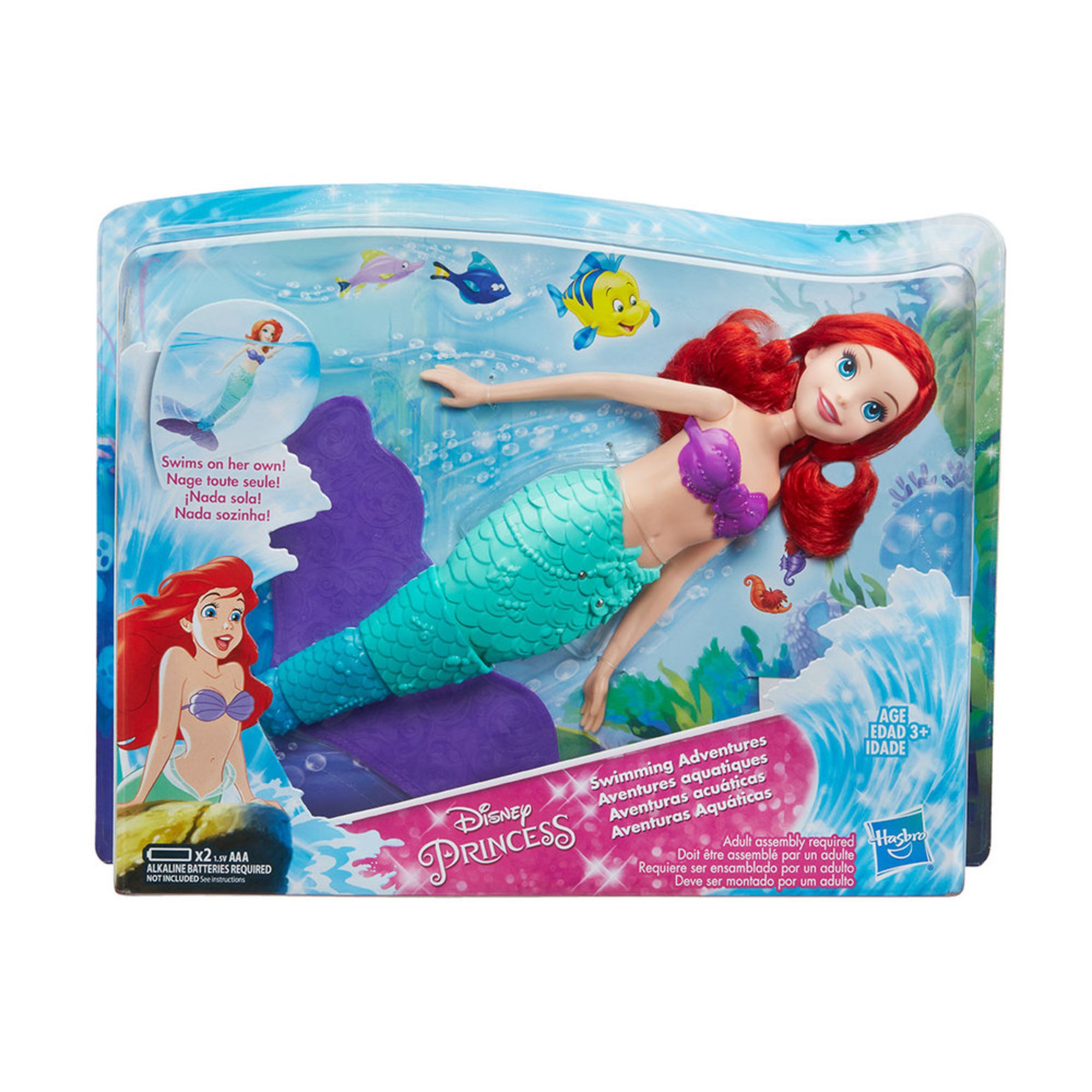 Disney Princess Swims On Her Own Adventure Ariel Mermaid Doll Fashion