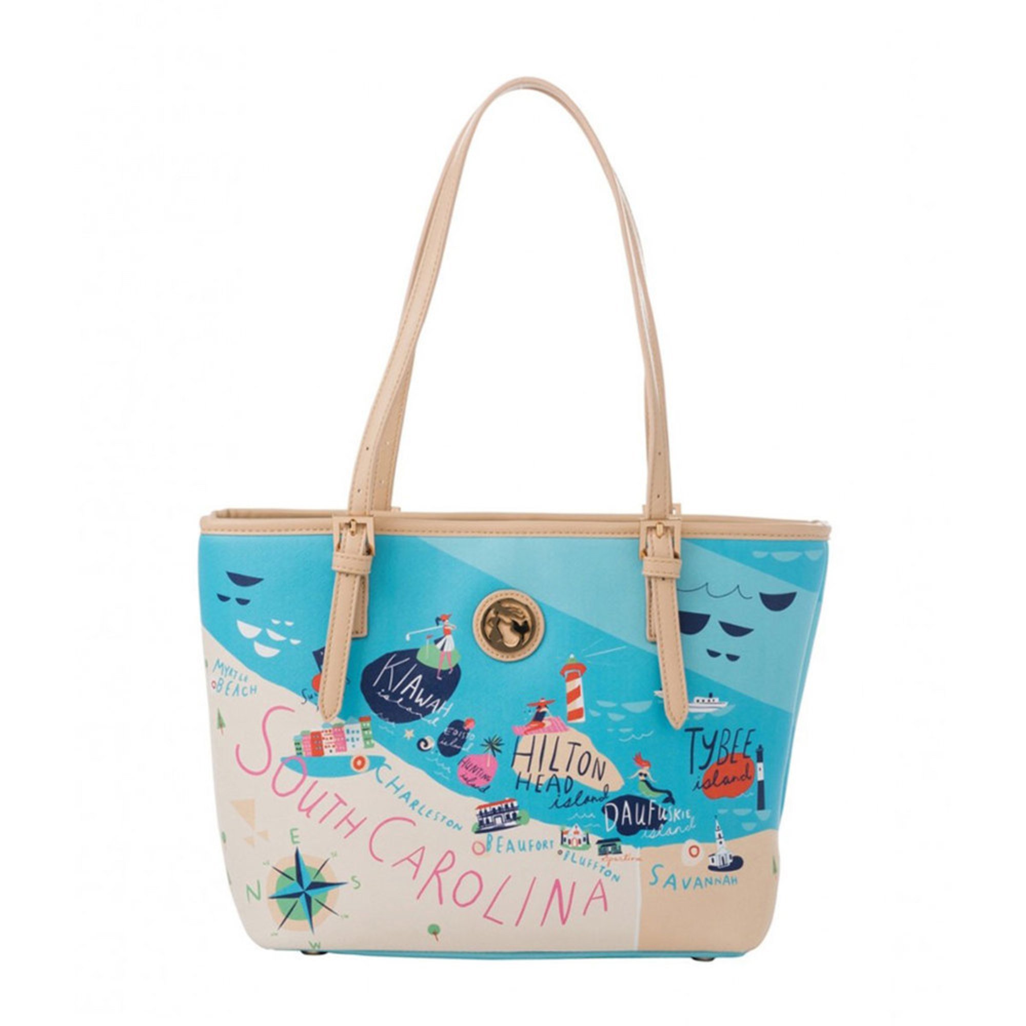 small navy grab bag