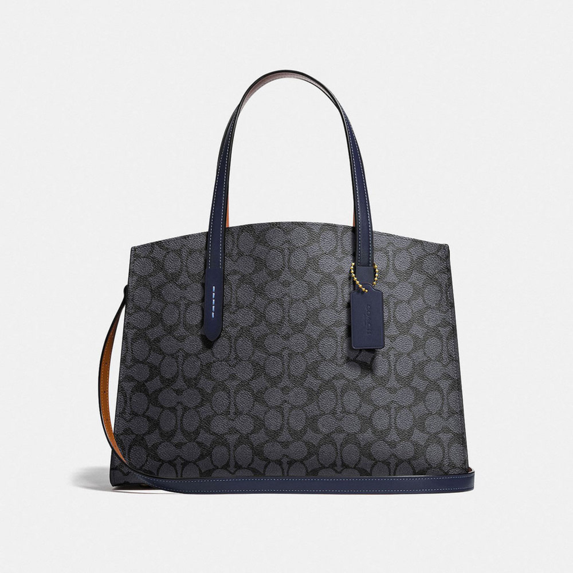 COACH. Coach Coated Canvas Signature Charlie Carryall