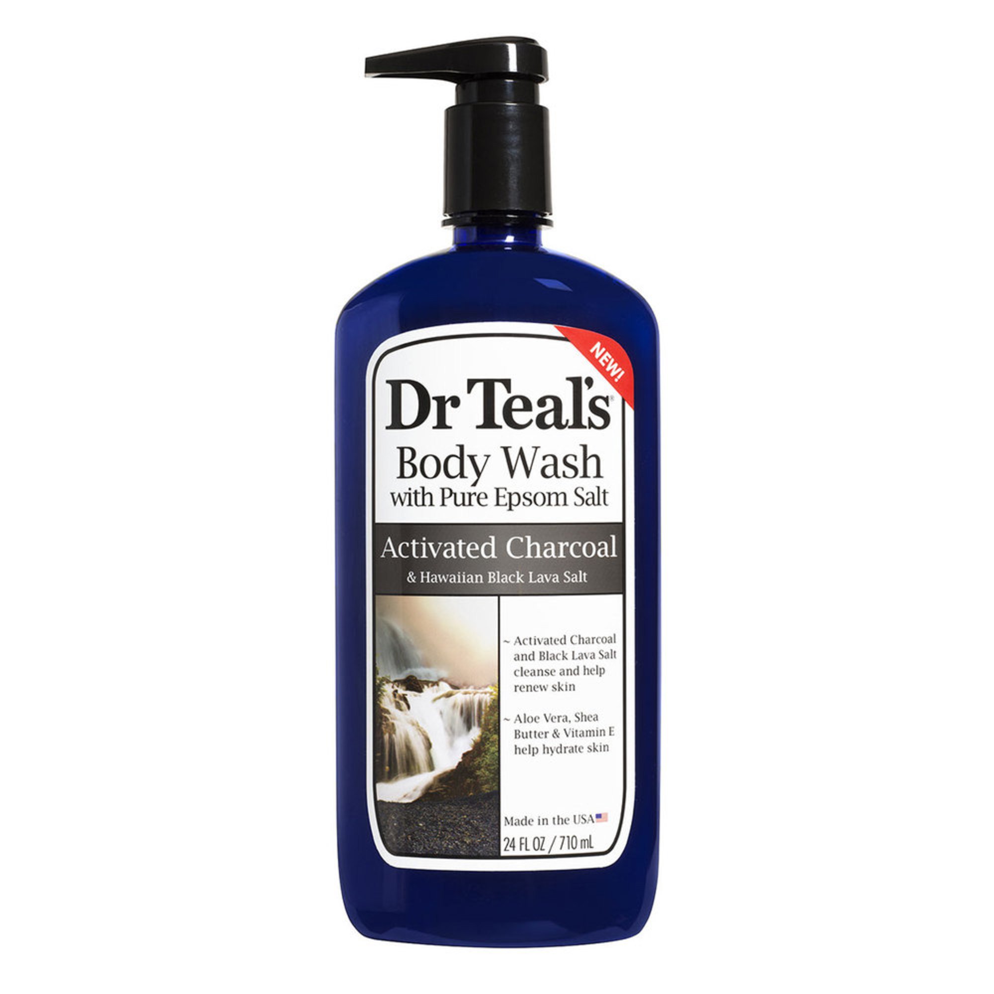 Dr. Teal's Body Wash Charcoal 24oz Shower Gel & Body Wash Shop Your Navy Exchange Official