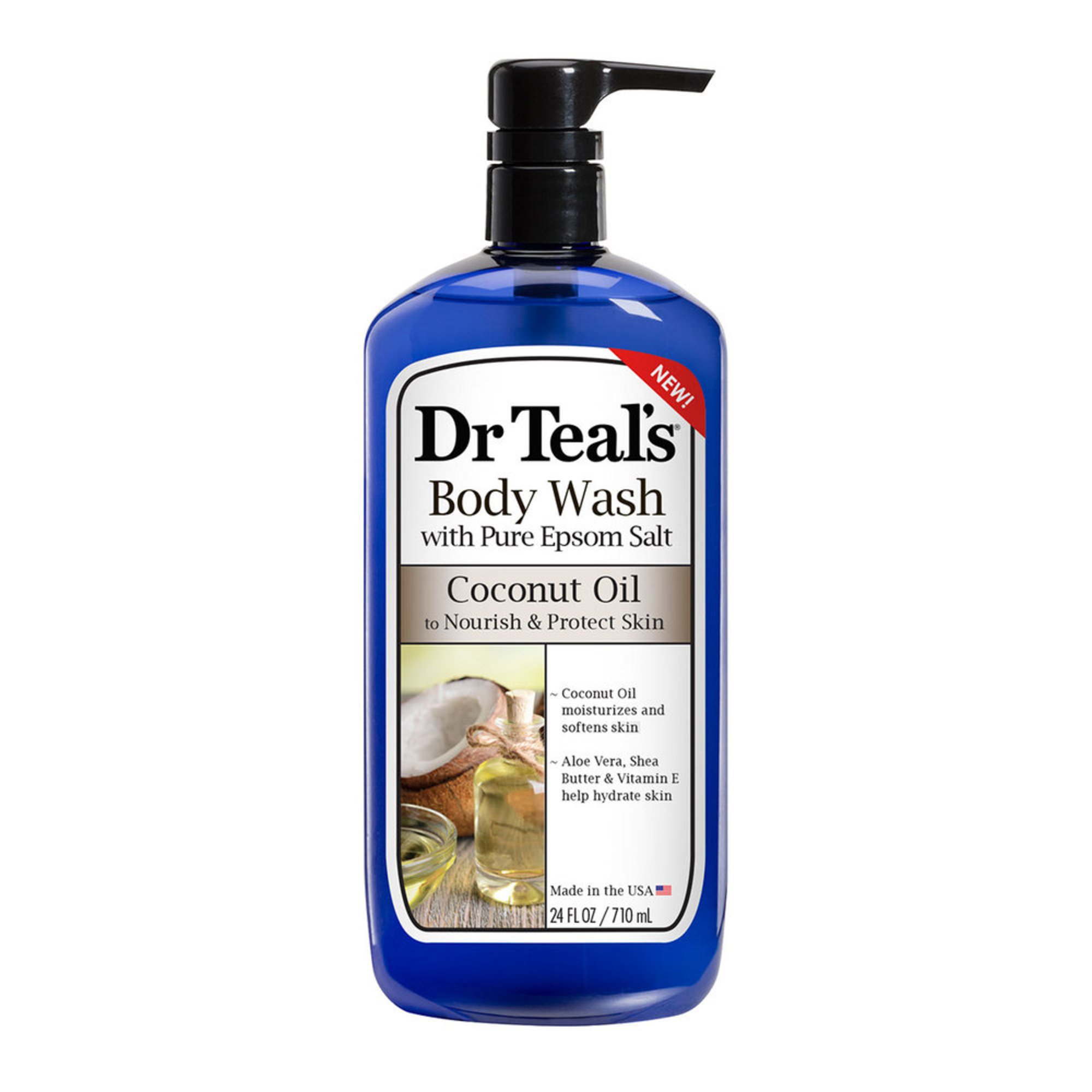 Dr. Teal's Body Wash With Coconut 24oz Shower Gel & Body Wash Shop