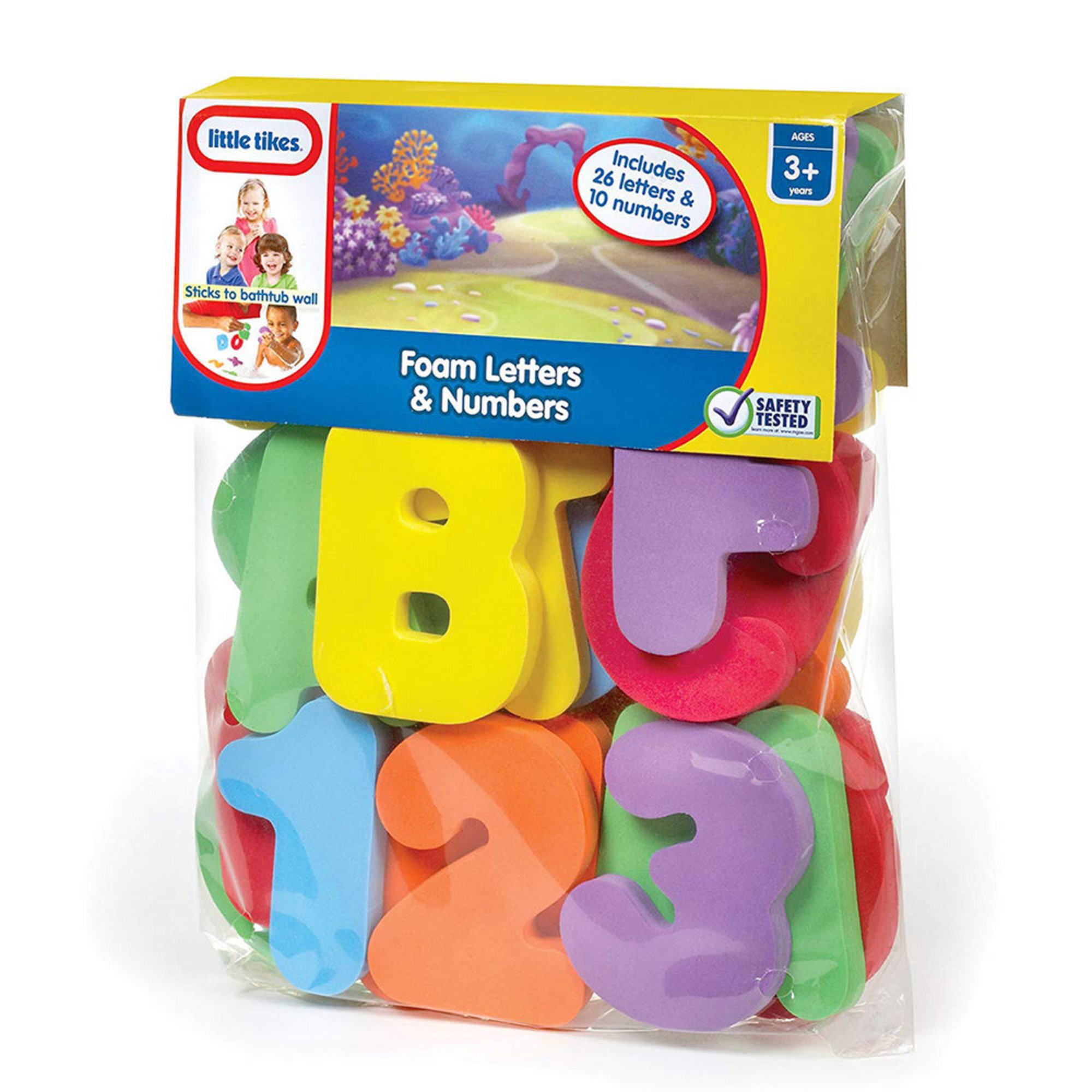 bath time letters and numbers