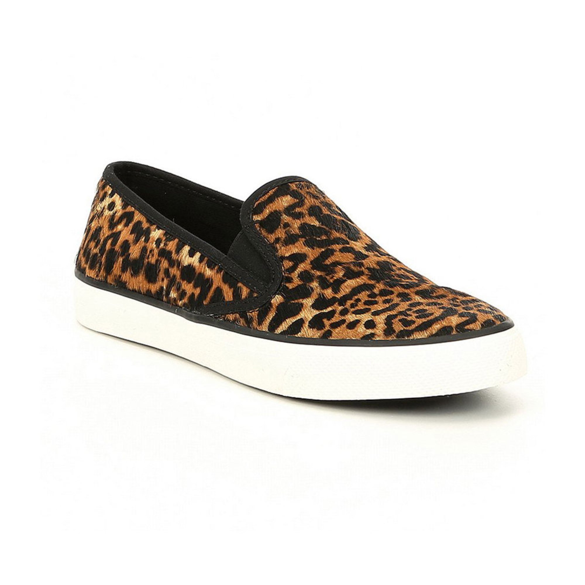 Sperry leopard slip on sneakers on sale