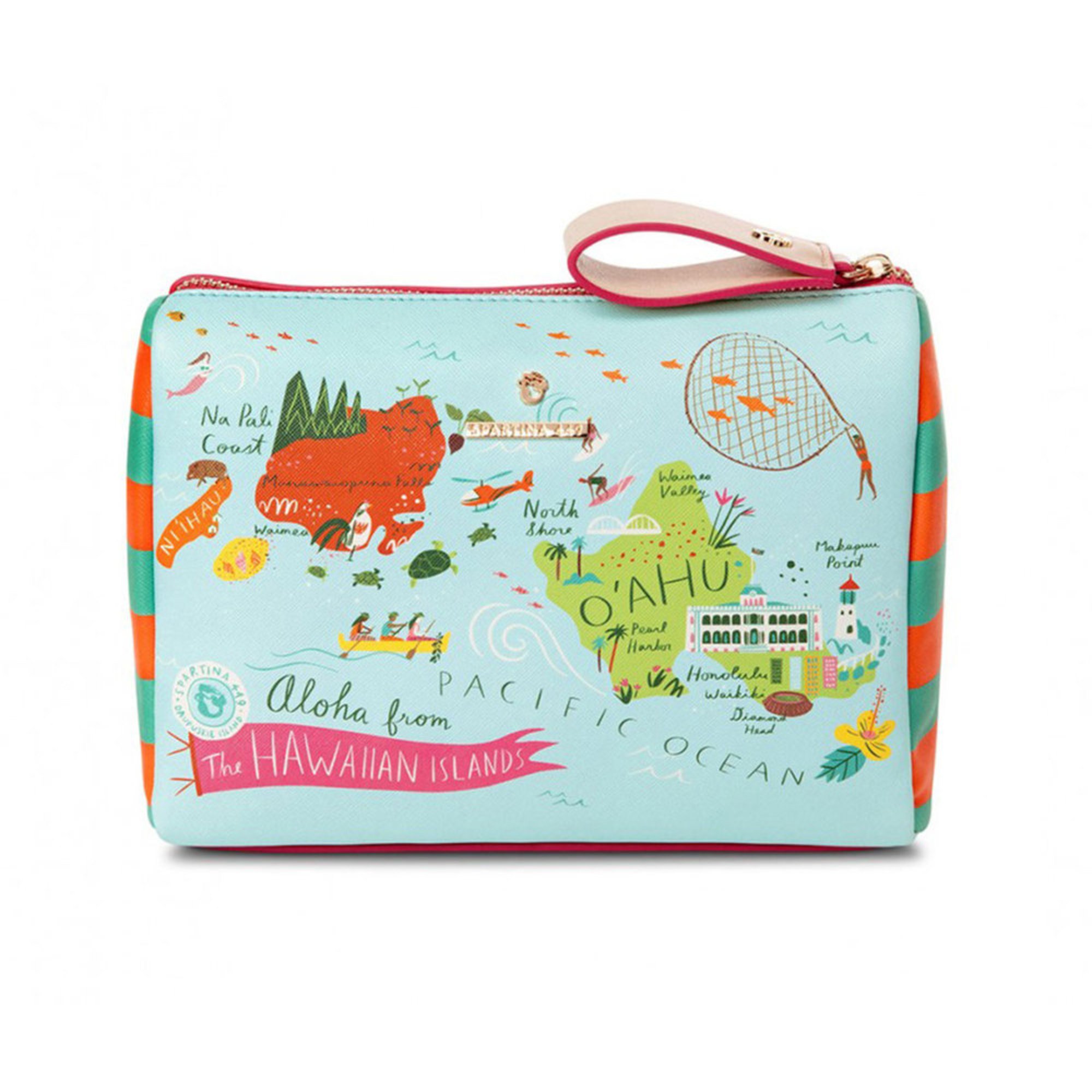 Spartina Hawaiian Islands Carry All Case Women S Travel Bags Spartina 449