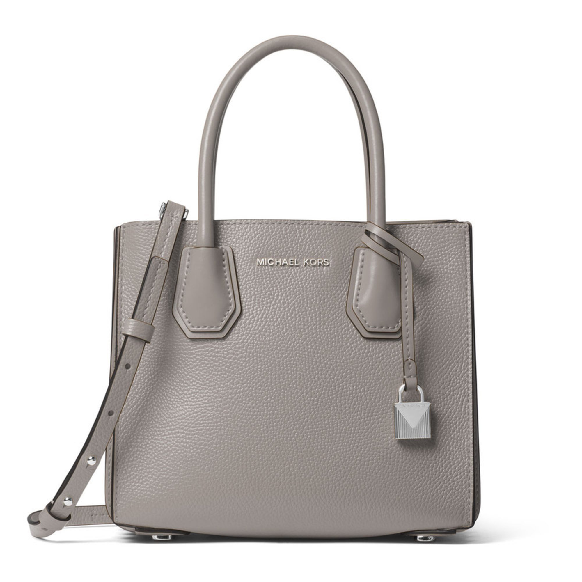 Michael Kors Mercer Medium Accordion Messenger Black Crossbody