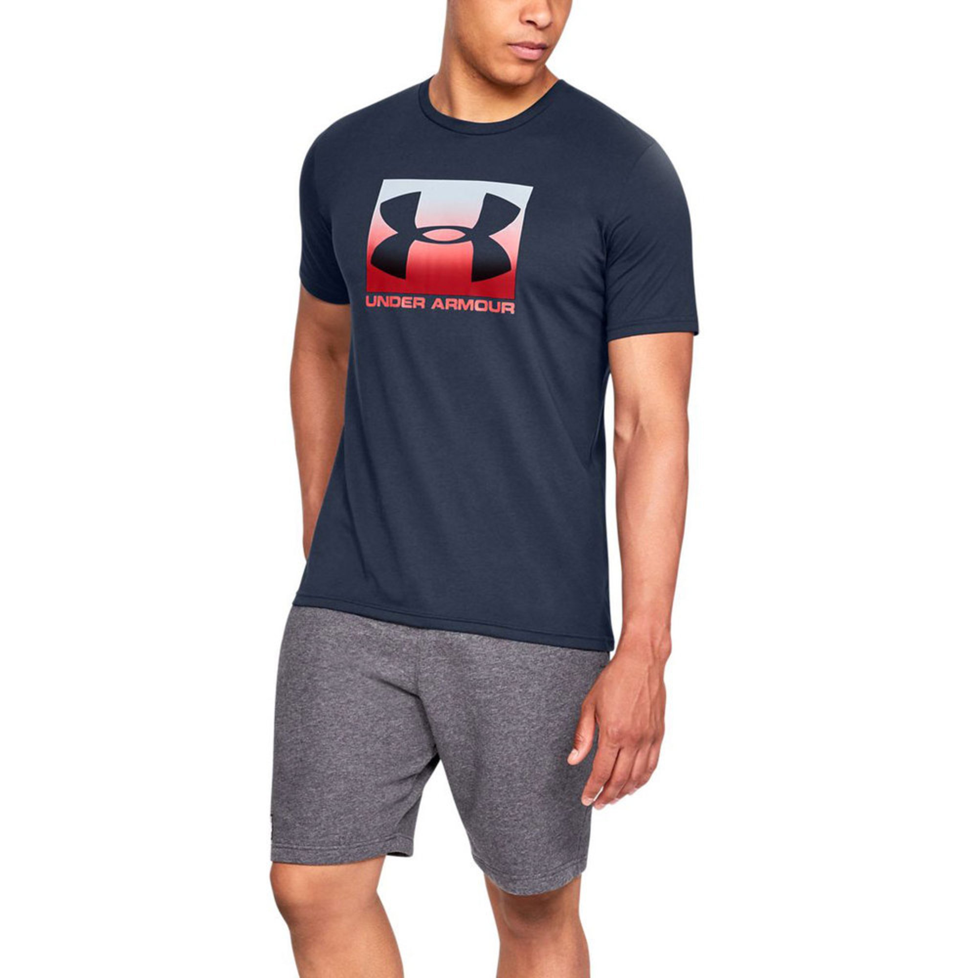 men's under armour boxed sportstyle tee