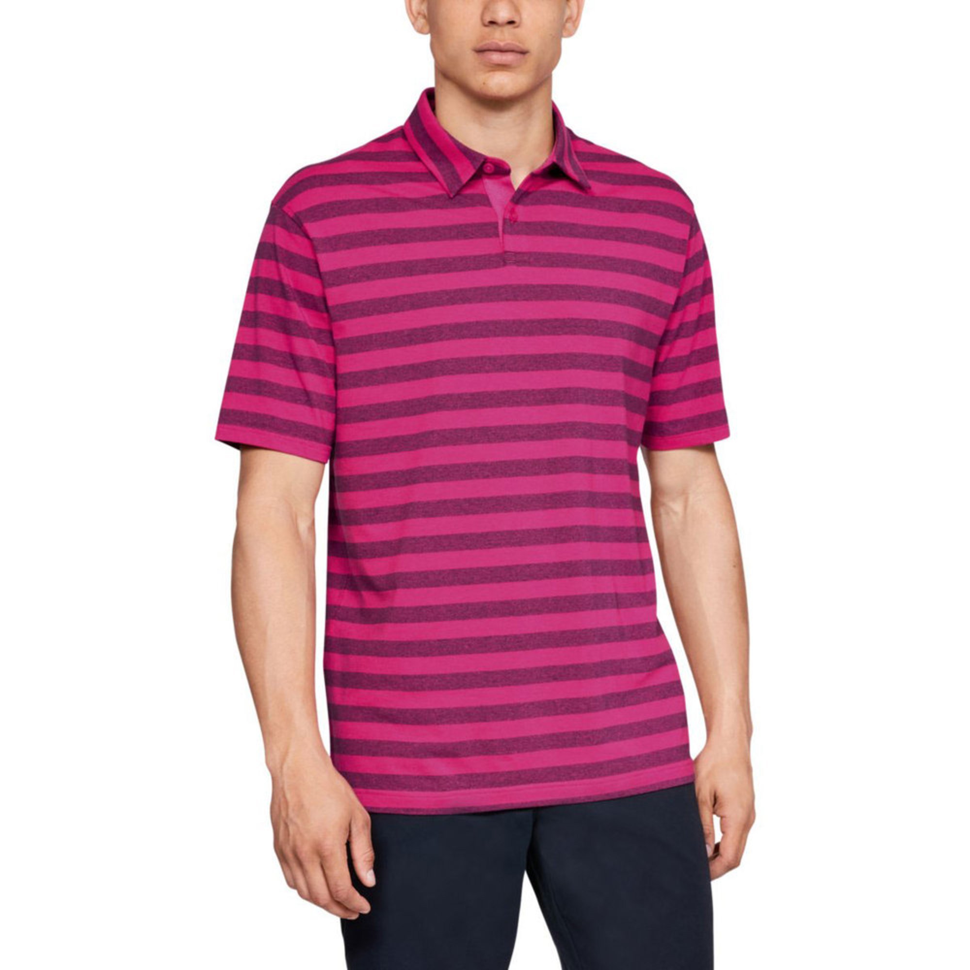 maroon under armour polo shirt