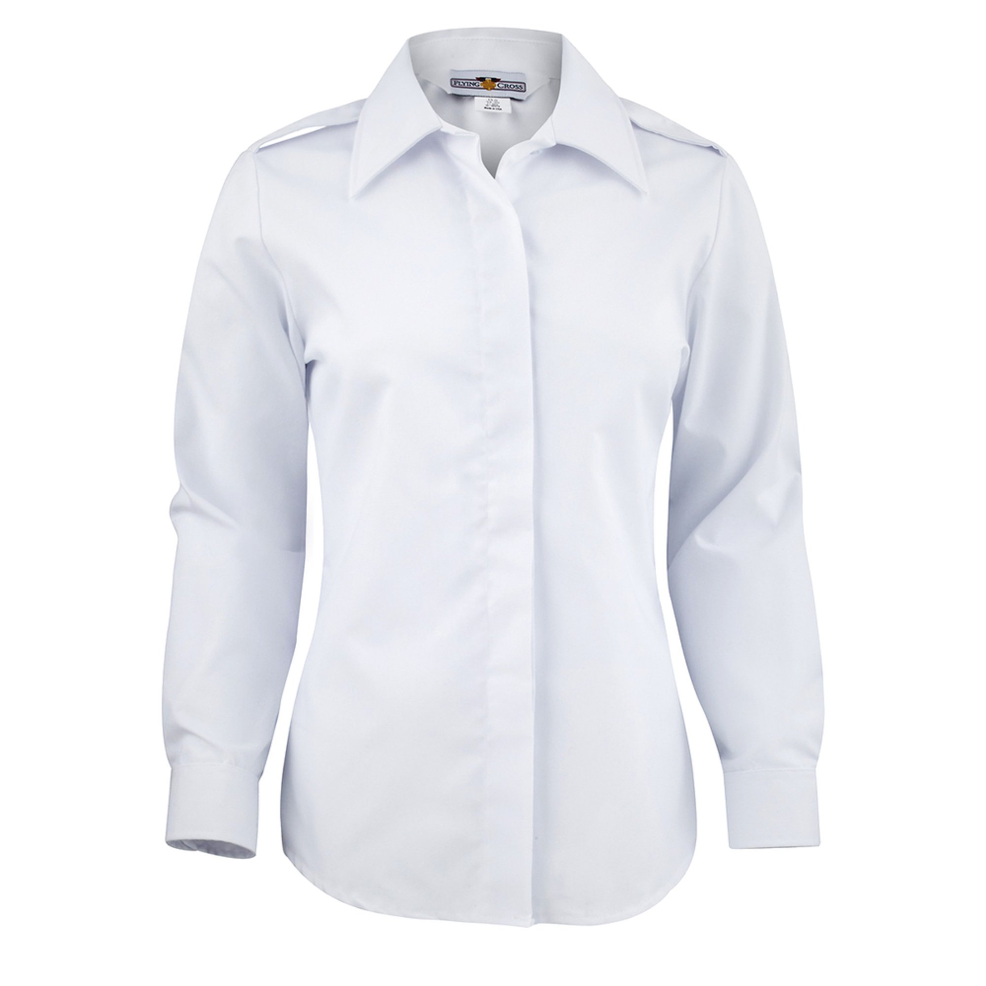 white long sleeve dress shirt womens