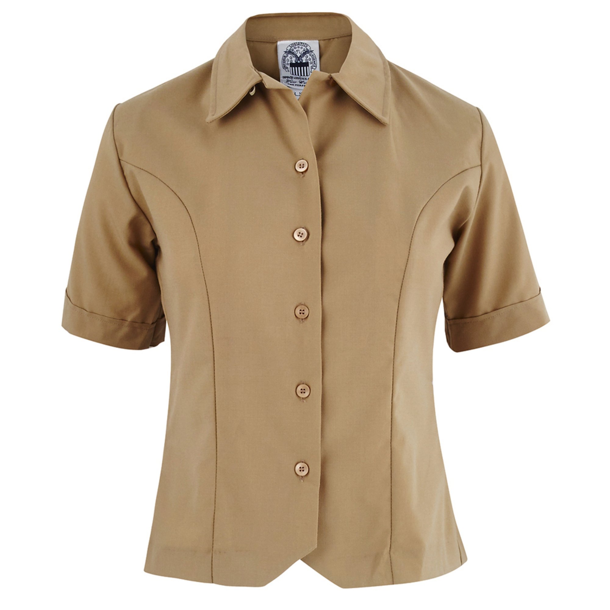 Usmc Women's Khaki Short Sleeve Shirt Alpha Military Shop Your