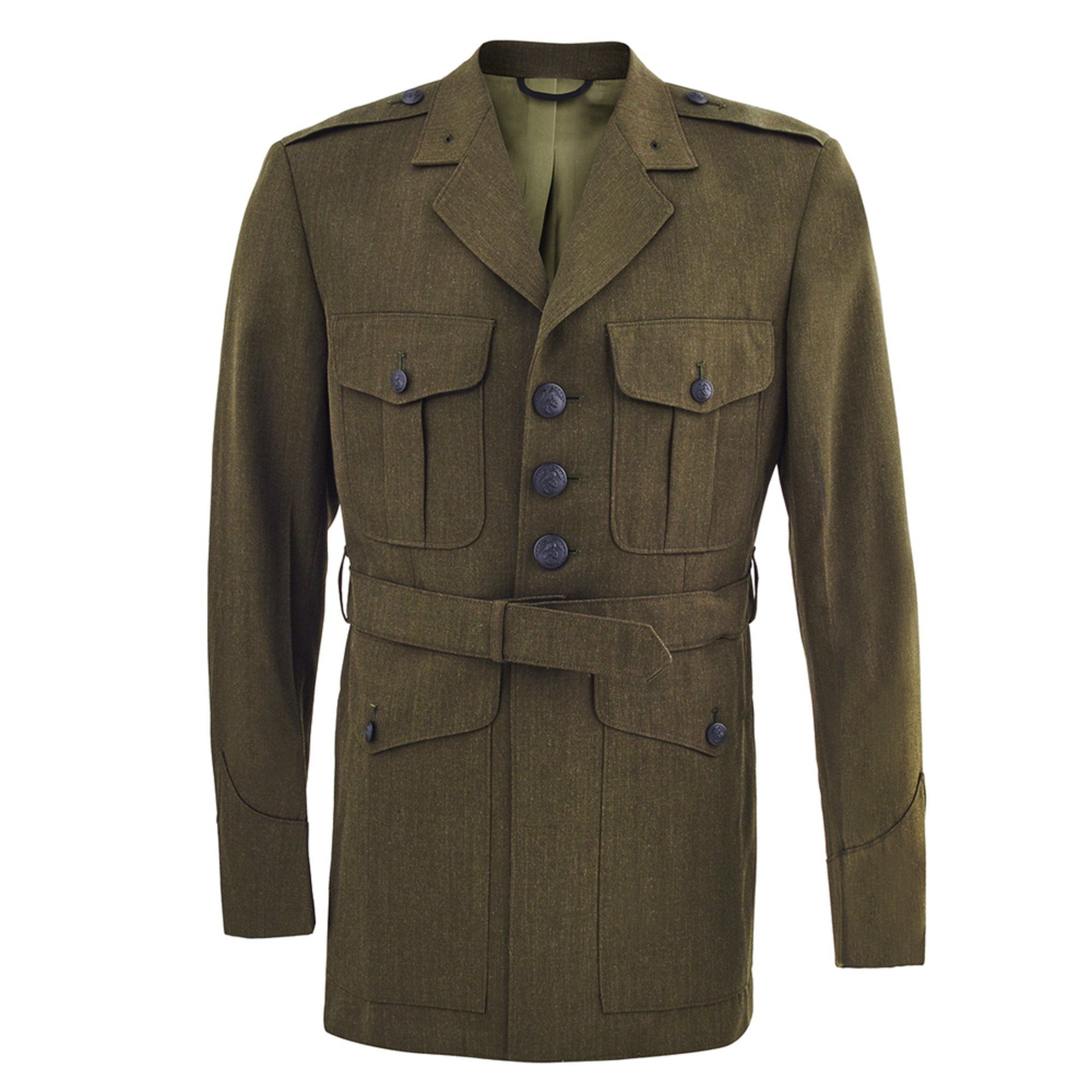 Usmc Men's Green Poly/wool Coat Alpha Military Shop Your Navy