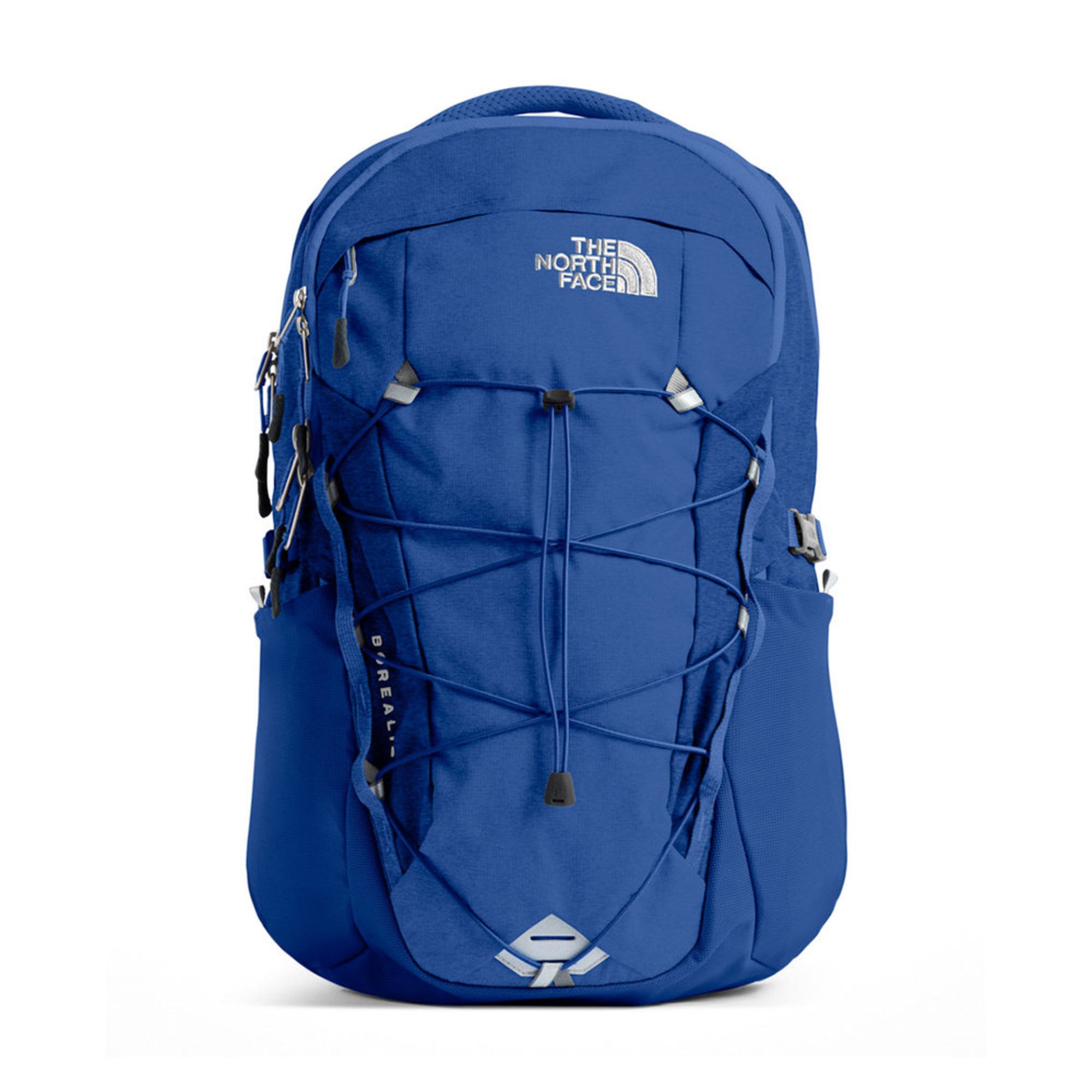 north face light blue backpack