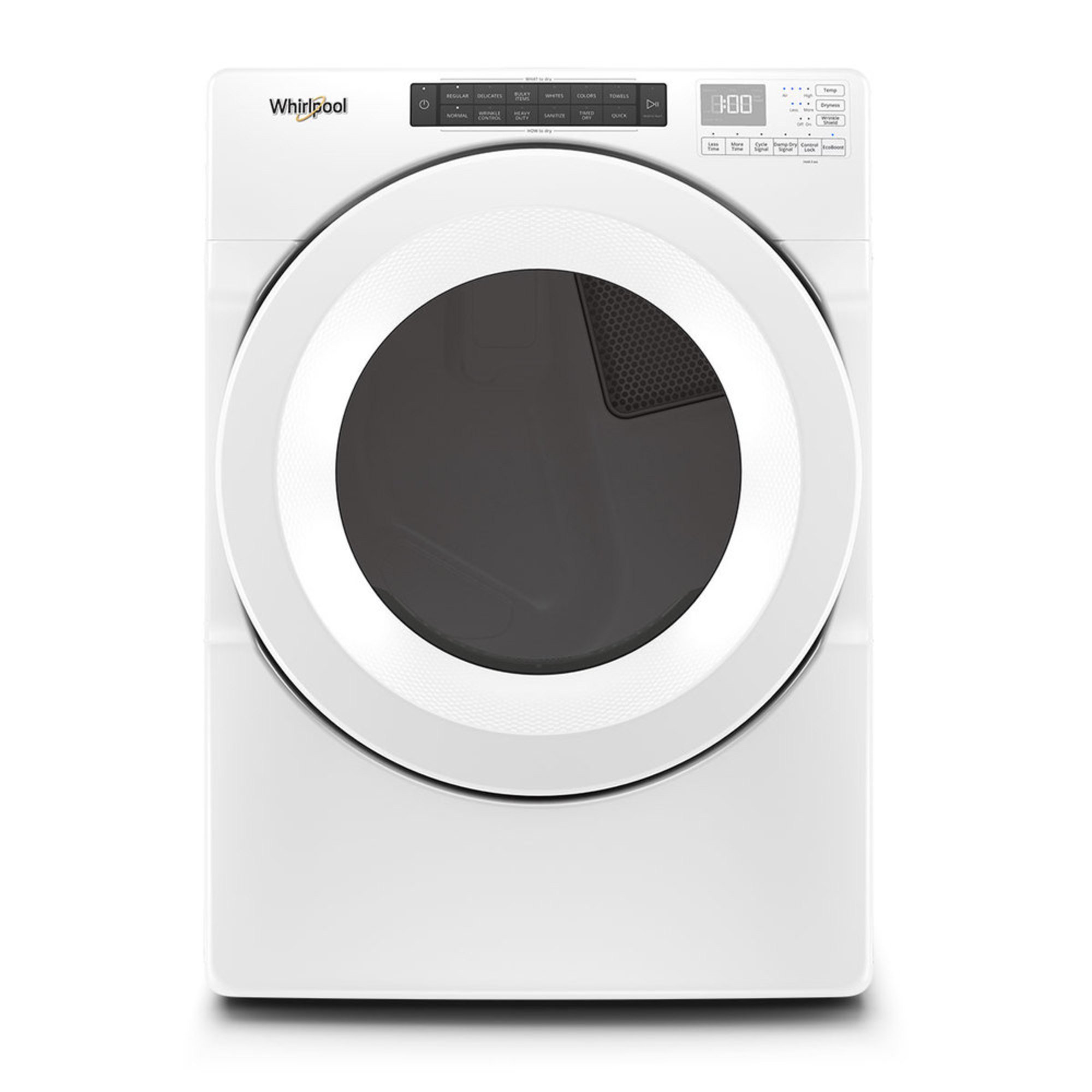 Whirlpool 7.4cu.ft. Gas Dryer, White (wgd5620hw) Gas Dryers For