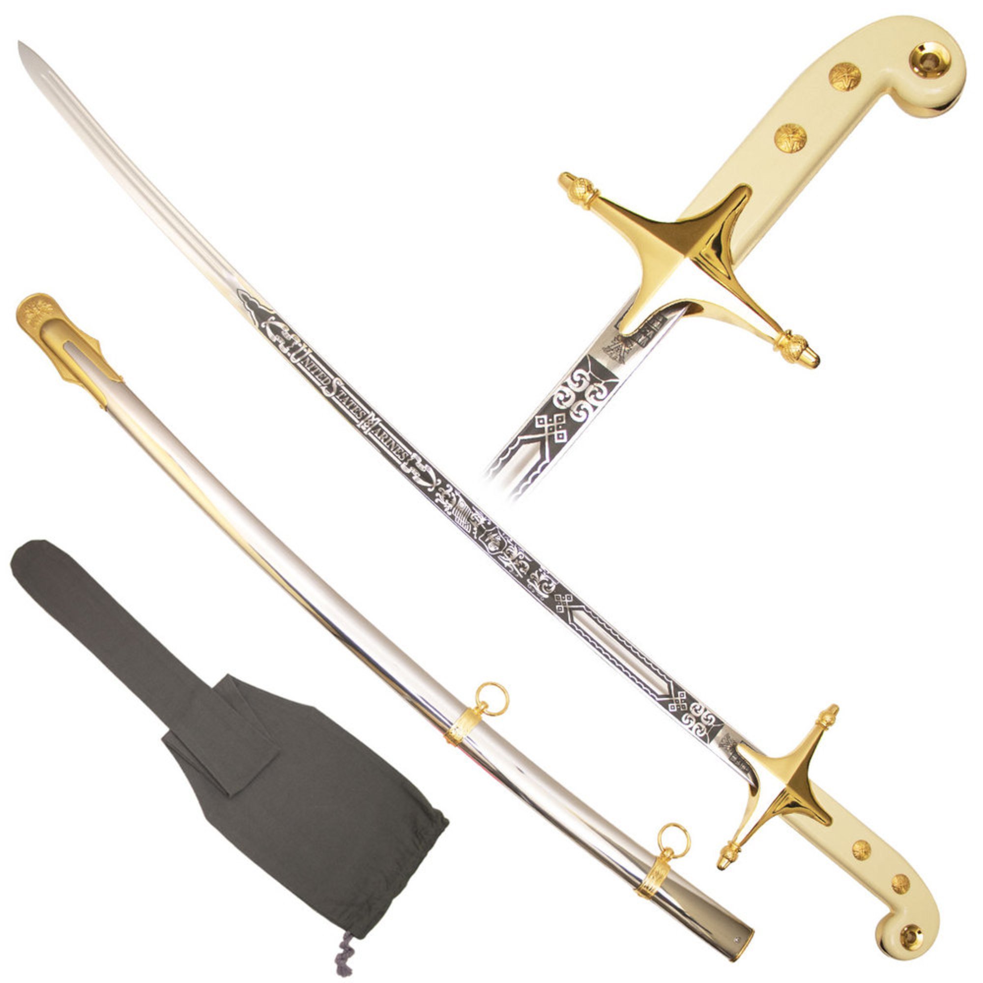 Usmc Officer Sword With Scabbard Alpha And Bravo Military Shop
