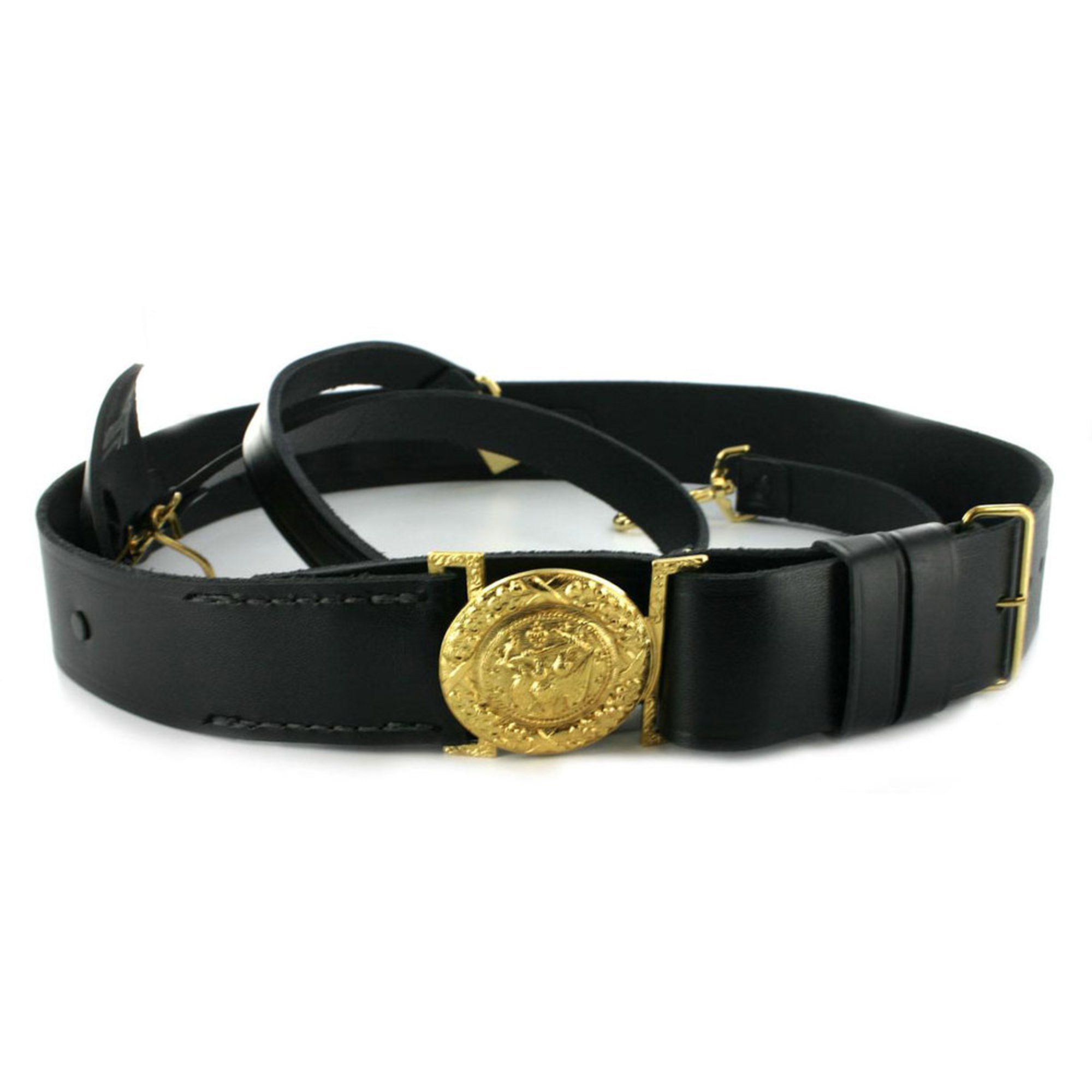 Navy Officer Sword Belt Black Leather Swords & Accessories Military Shop Your Navy